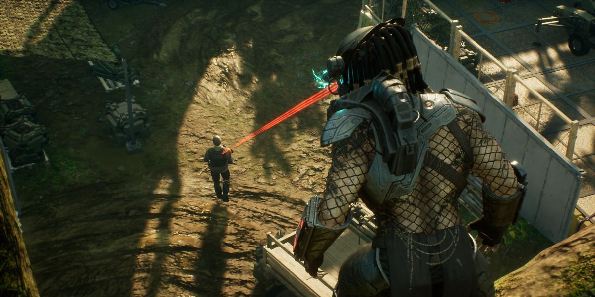 A screenshot showing gameplay from Predator: Hunting Grounds