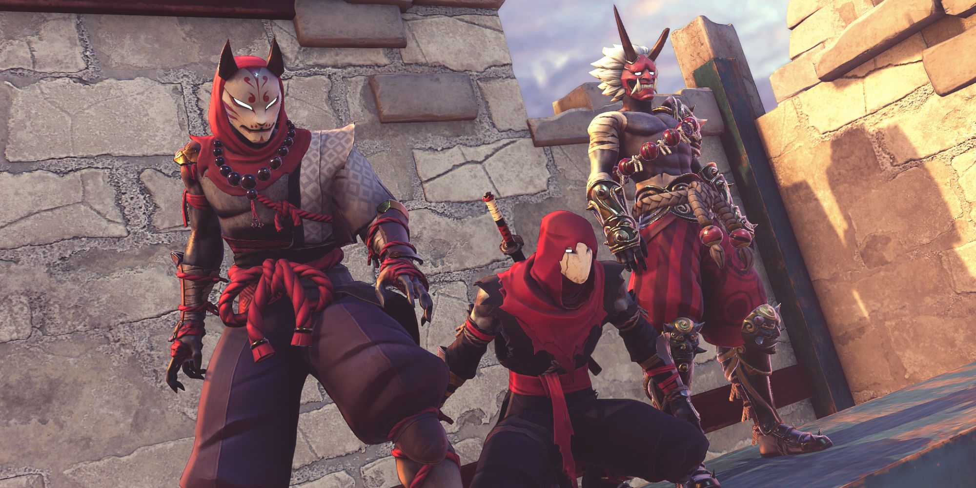 Aragami 2 Ninja Trio Posing