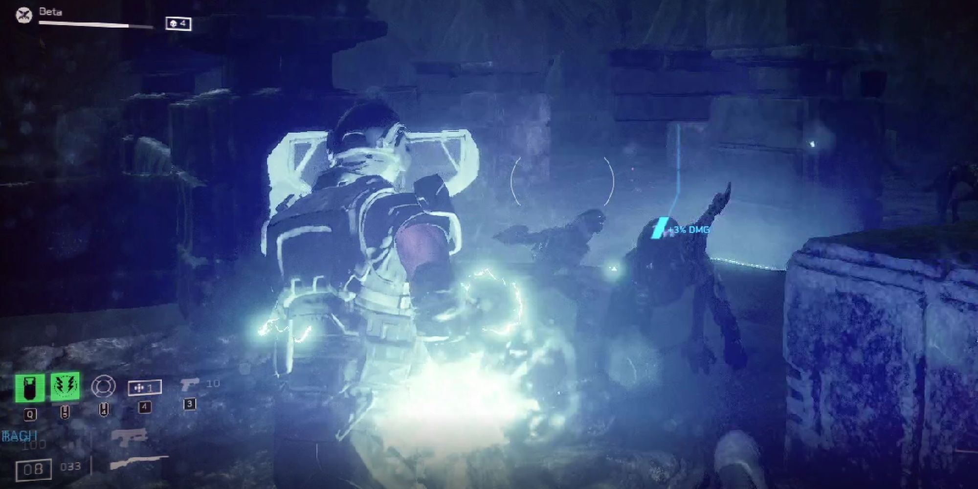 Aliens: Fireteam Elite Phalanx Shock Pulse Disabling Two Xenomorphs