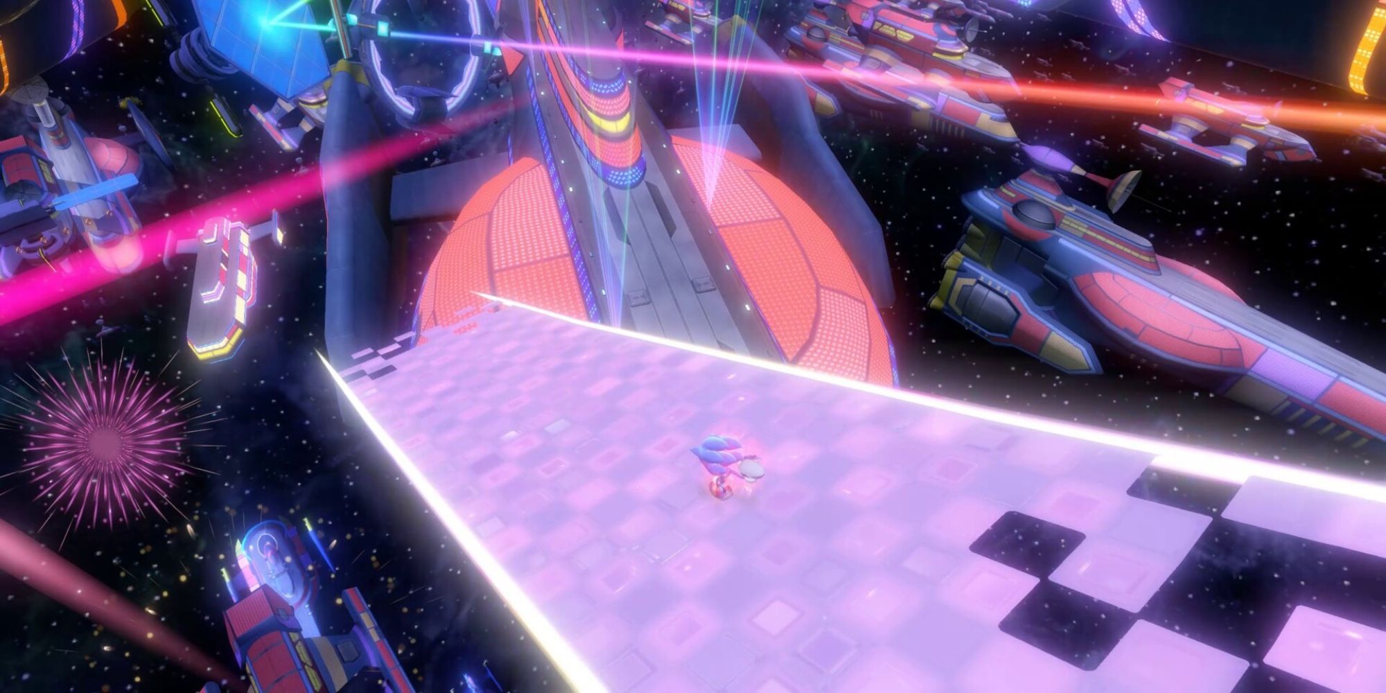 sonic on a track in sonic colors ultimate 