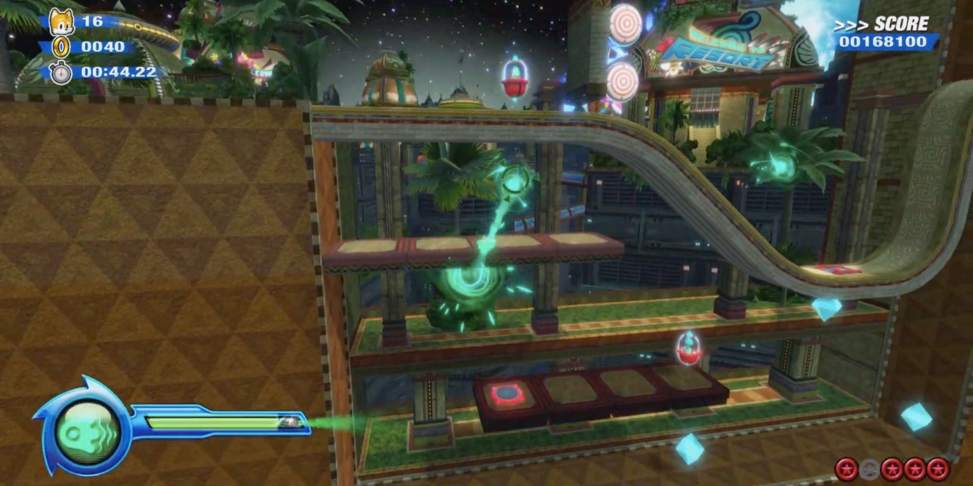 sonic using wisp powers in sonic colors ultimate