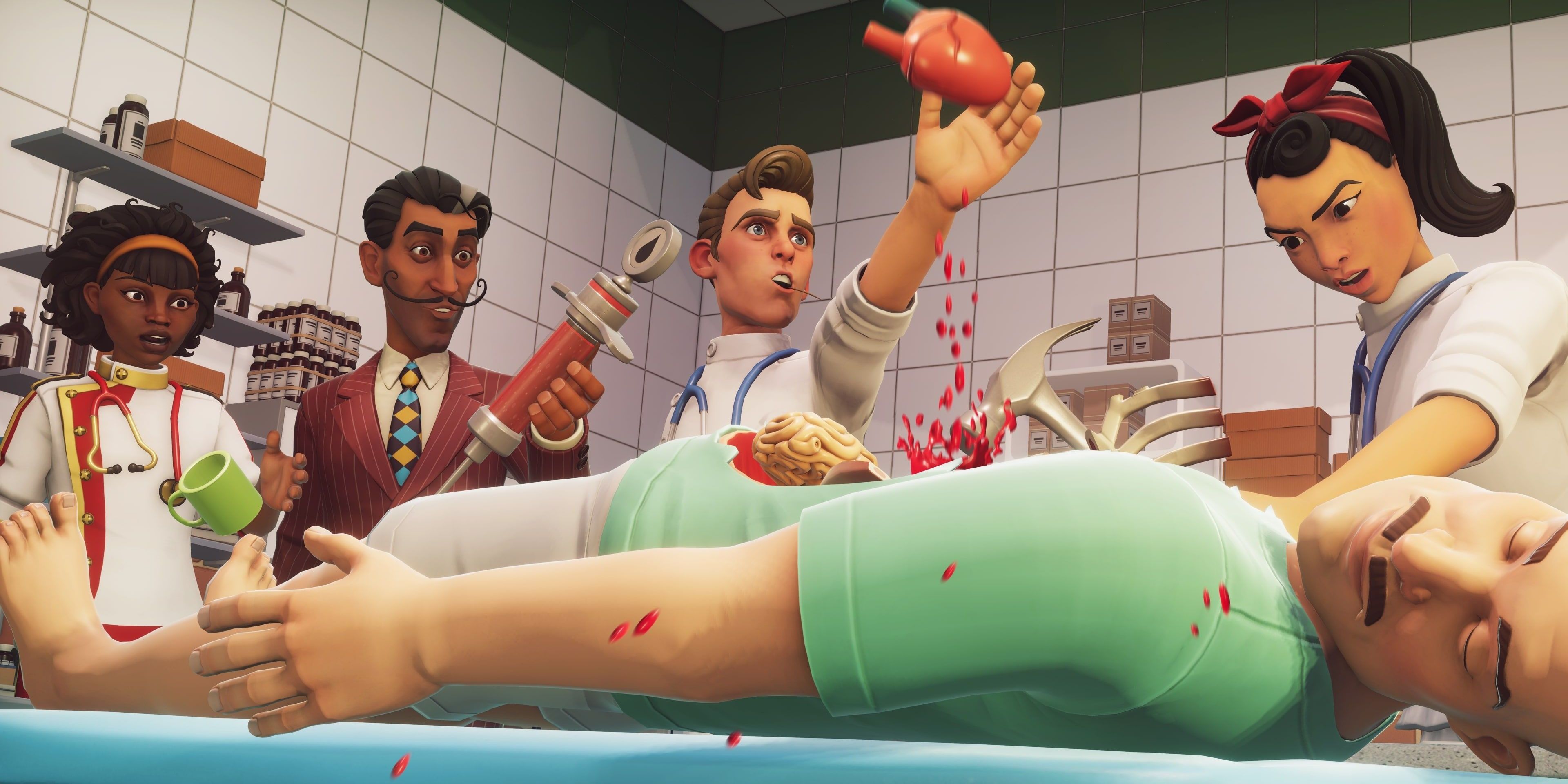 surgeon simulator 2 four players in surgery