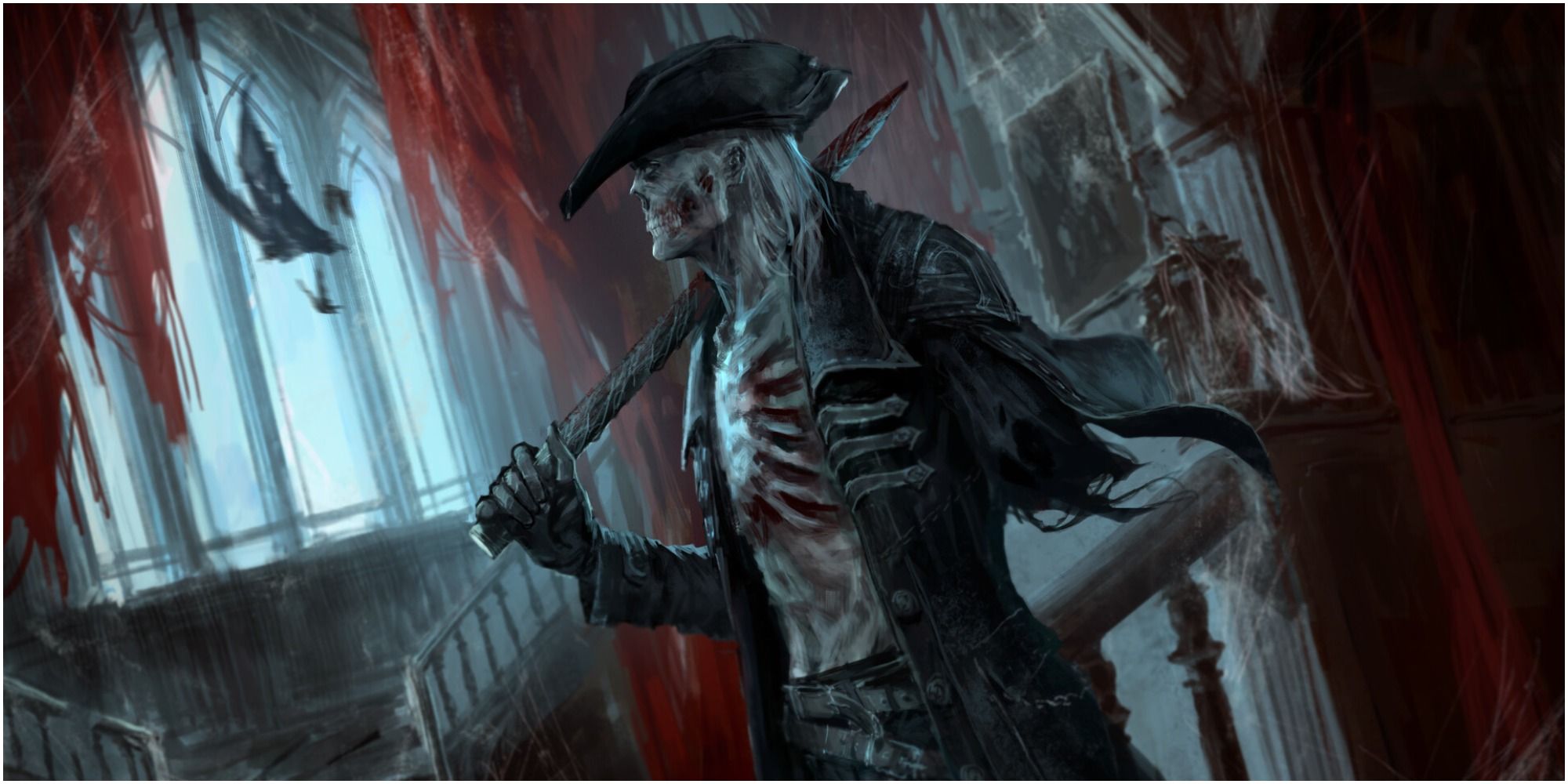 tainted adversary mtg zombie art