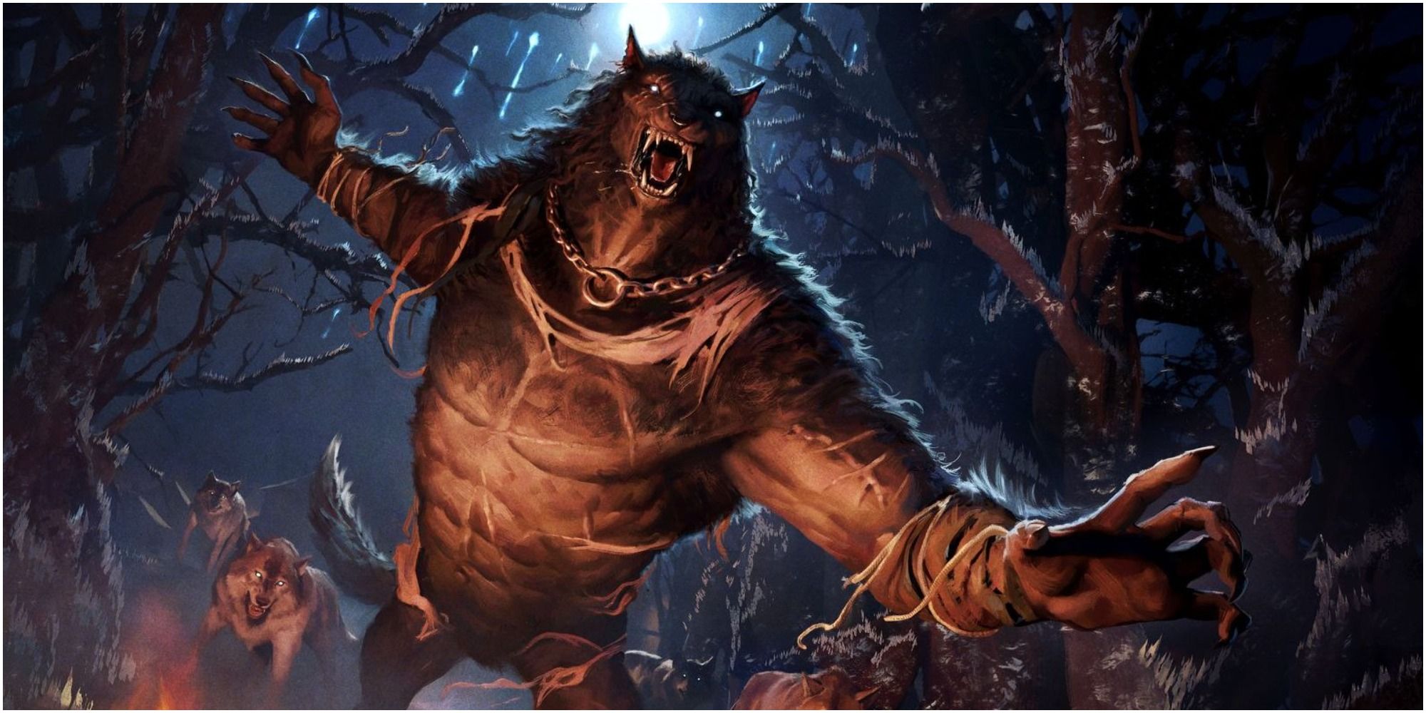 tovolar's packleader mtg werewolf art