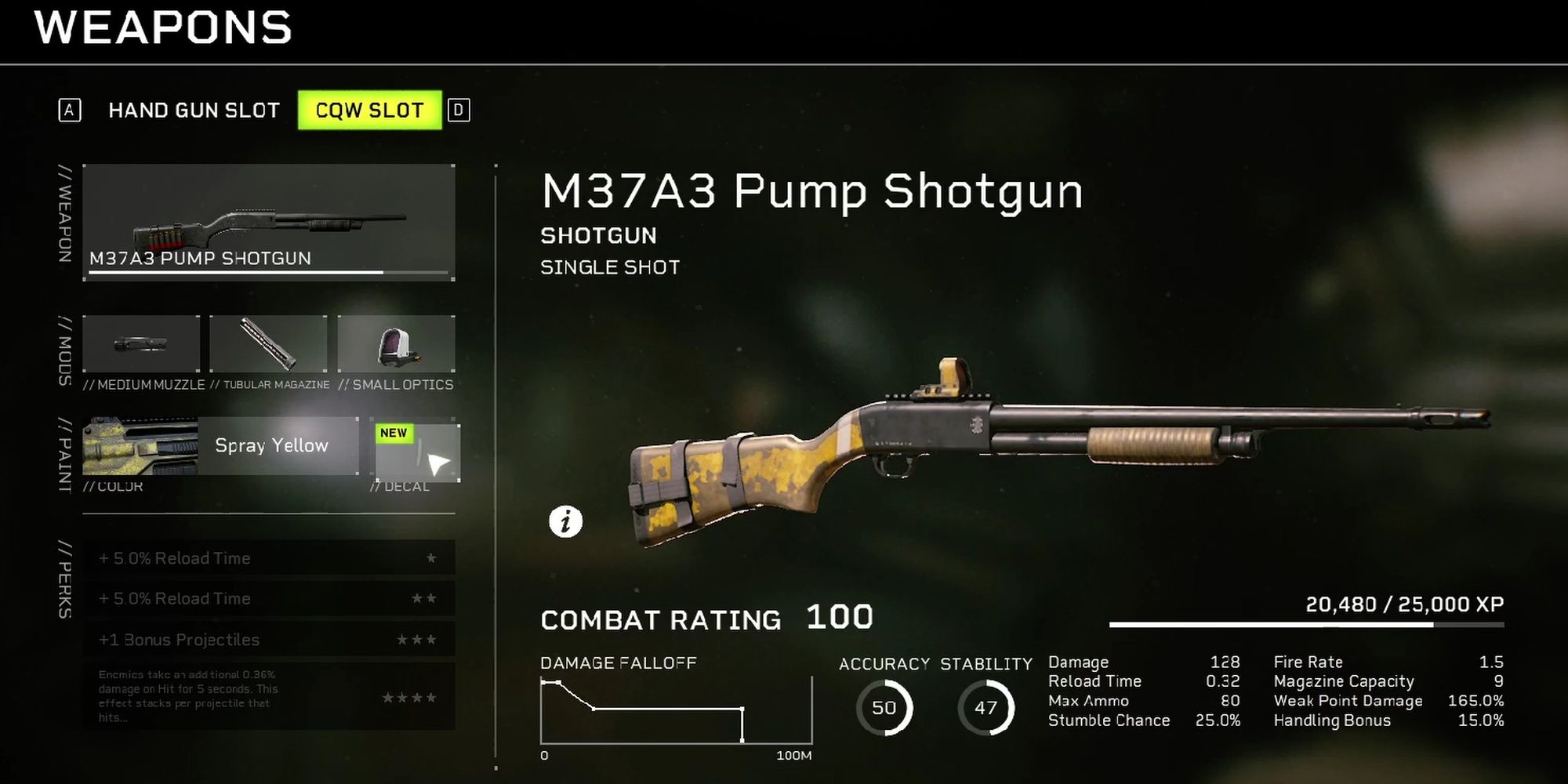 Aliens: Fireteam Elite Weapon Customisation Screen