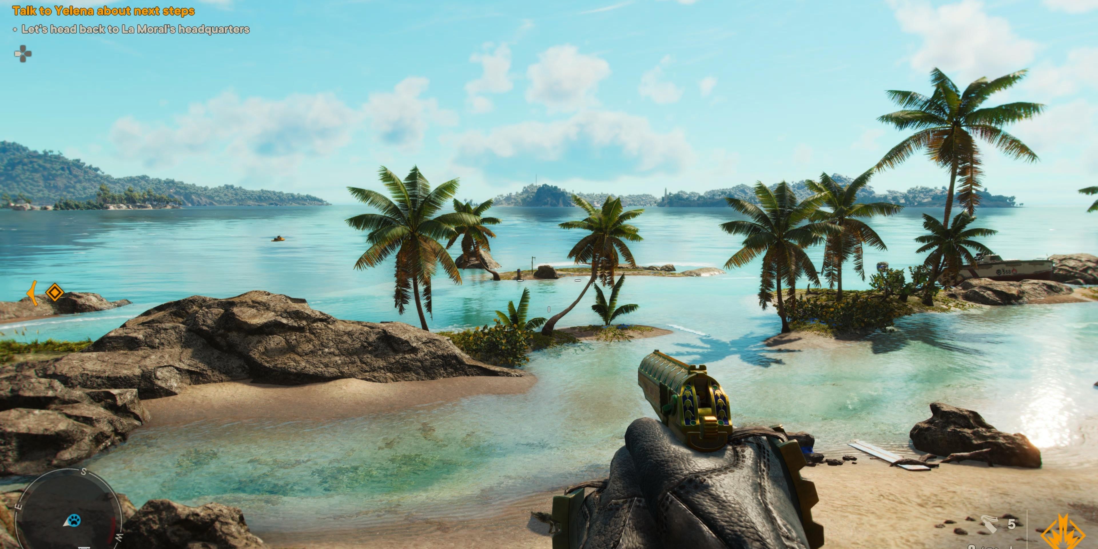 Beach heading towards Pig chart in Far Cry 6