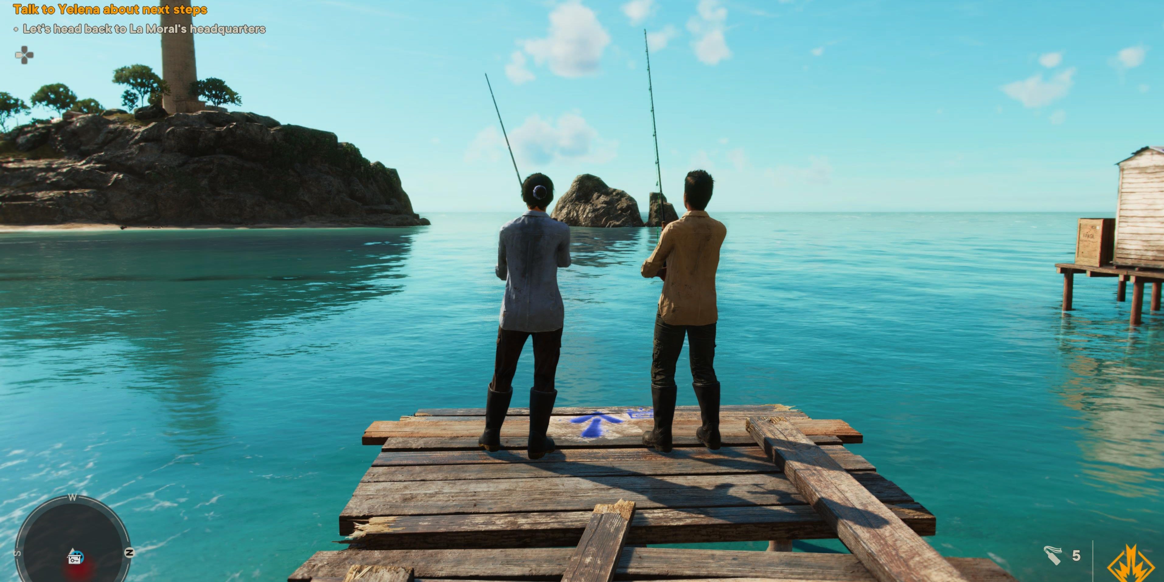 Marker pointing to the Rooster chart in Far Cry 6
