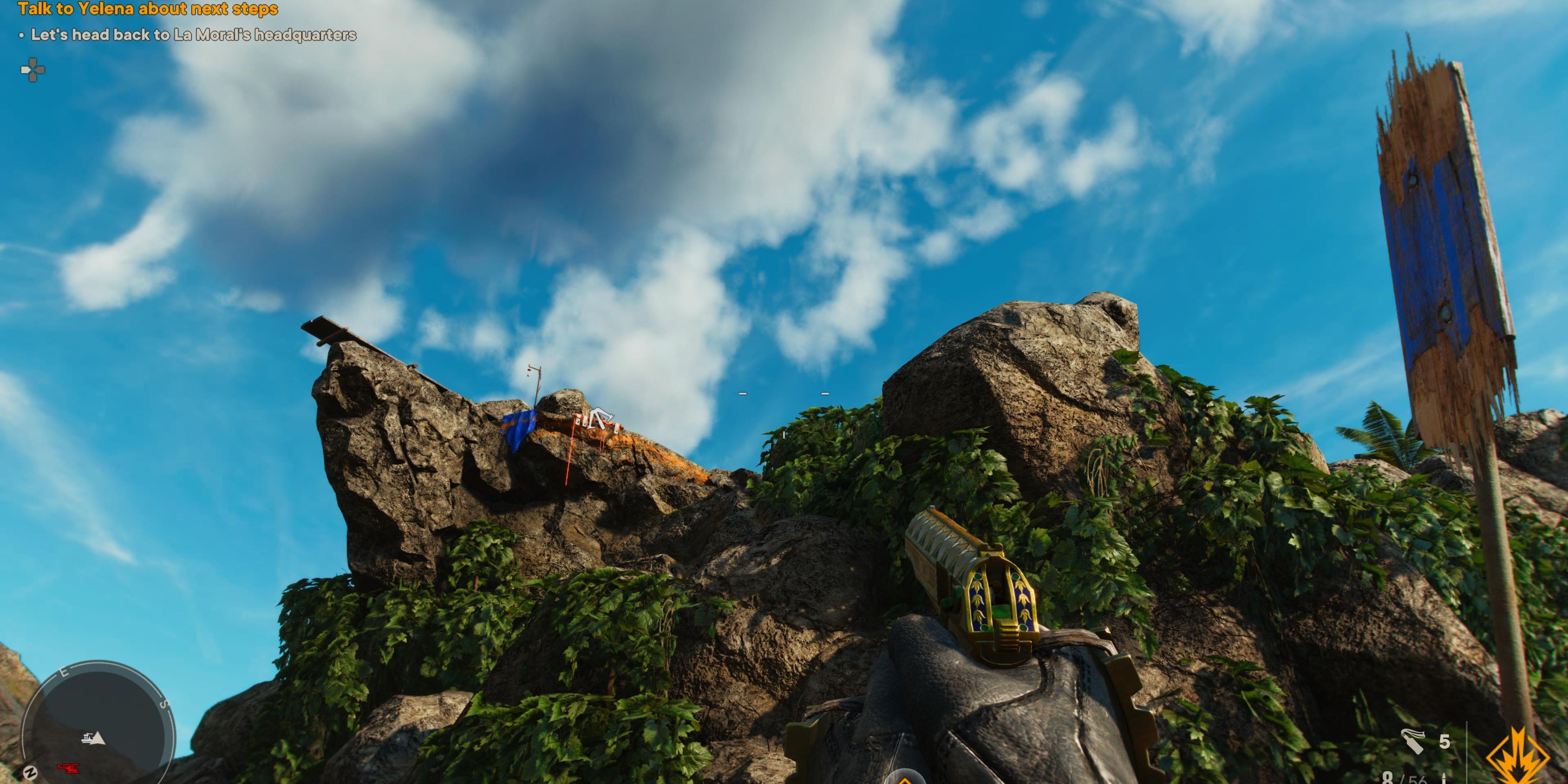 Grapple hook to Yara Libre chart in Far Cry 6