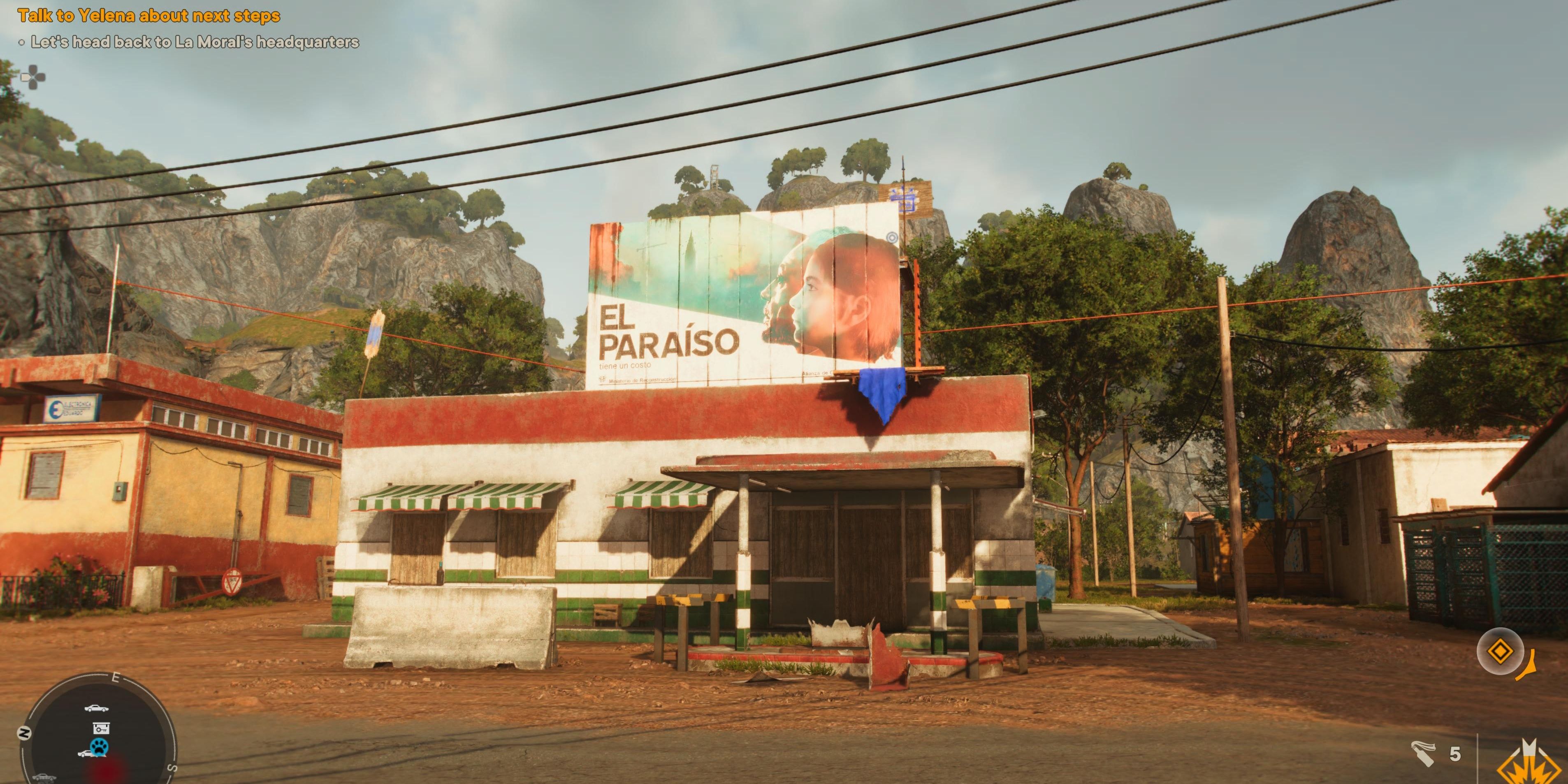 Gas Station with Criptograma Chest in Far Cry 6