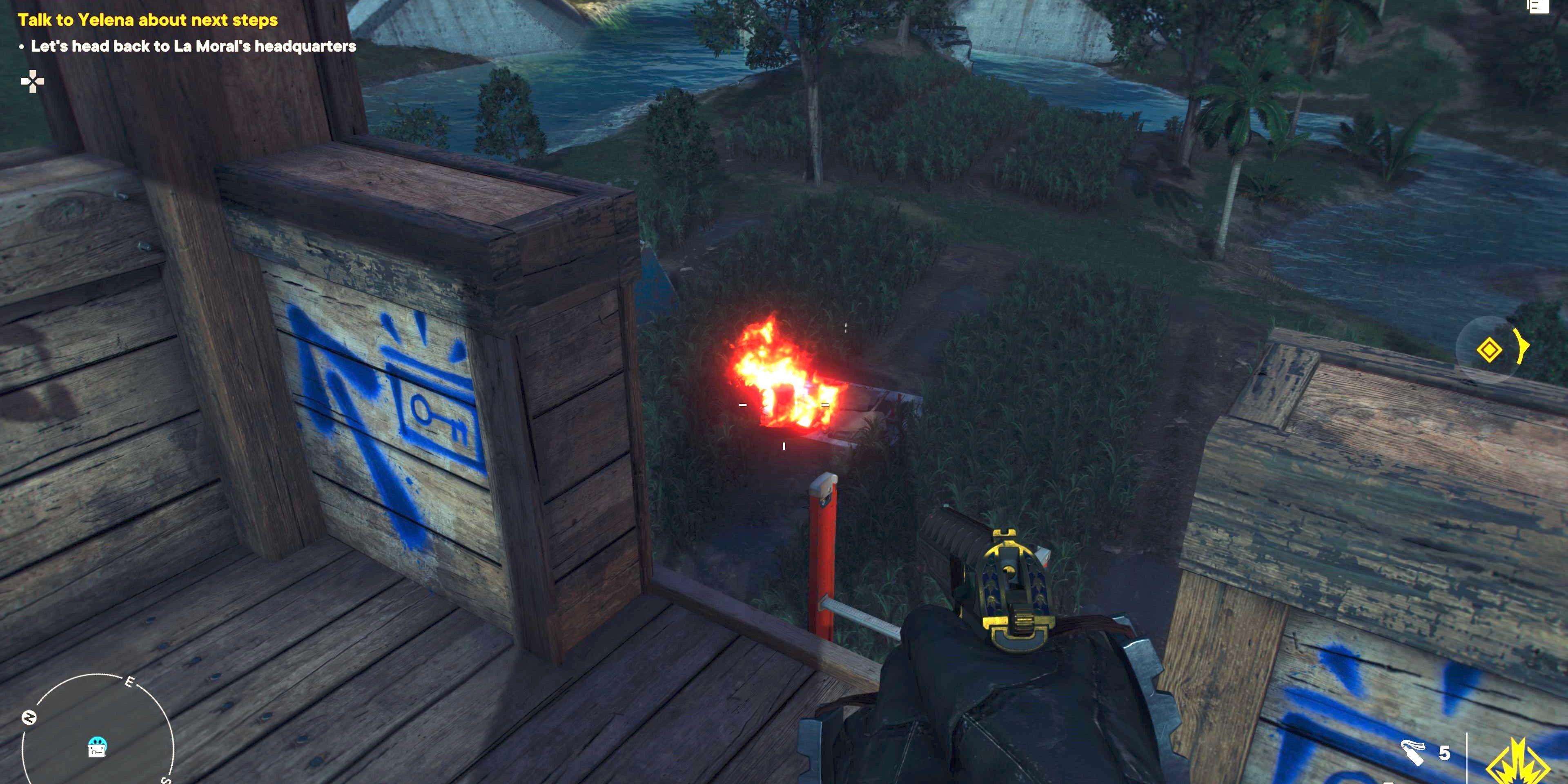 Direction to Cat chart in Far Cry 6