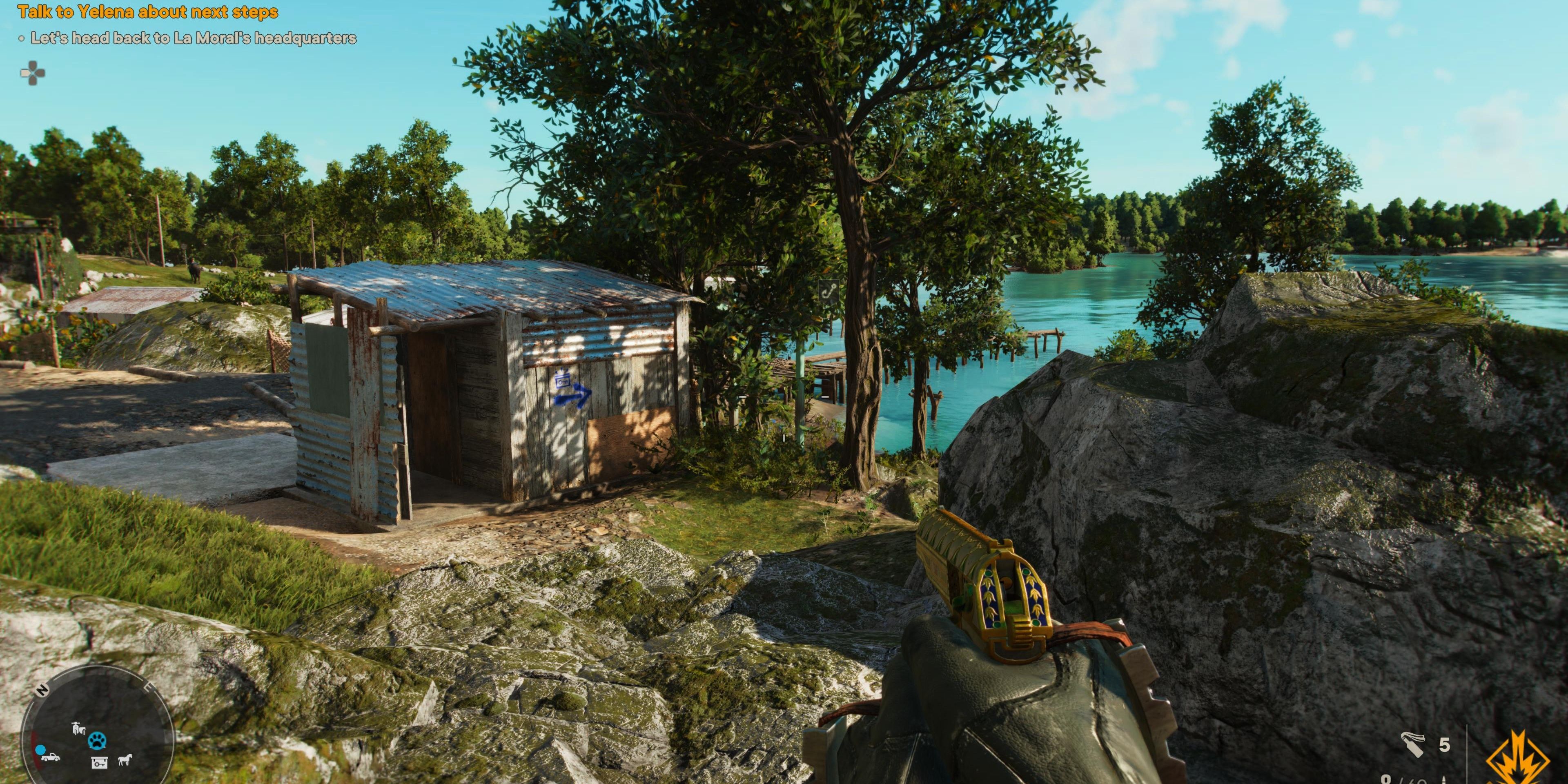 Path towards Mamey Sapote chart in Far Cry 6