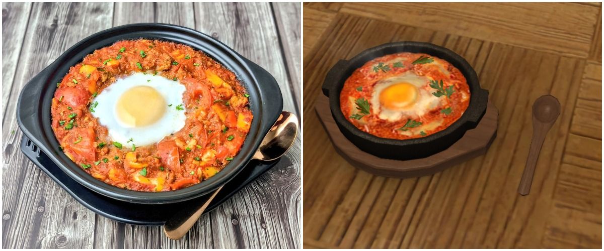 A Recipe Reborn Shakshouka dish comparison