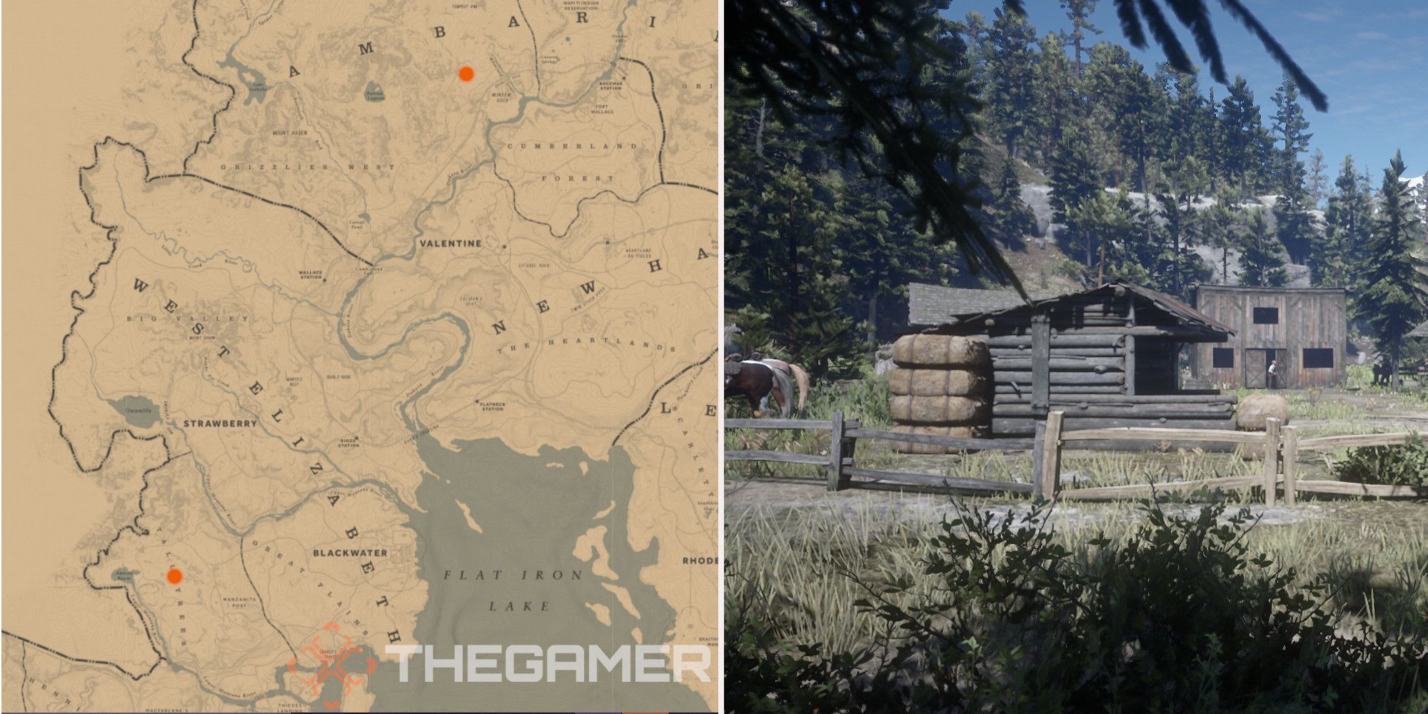 Alaskan Ginseng locations in Red Dead Redemption 2 Online Chez Porter ranch TheGamer custom map