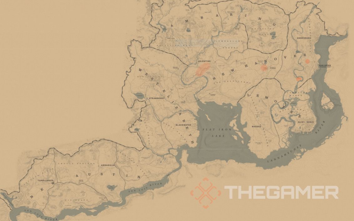 American Ginseng locations in Red Dead Redemption 2 Online TheGamer custom map edit