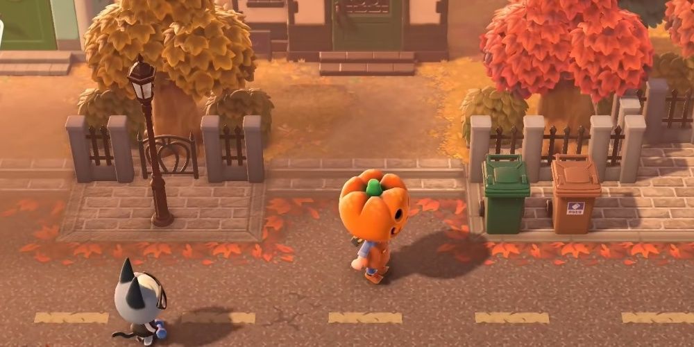 Autumn Leaves And Themes In Animal Crossing: New Horizons.