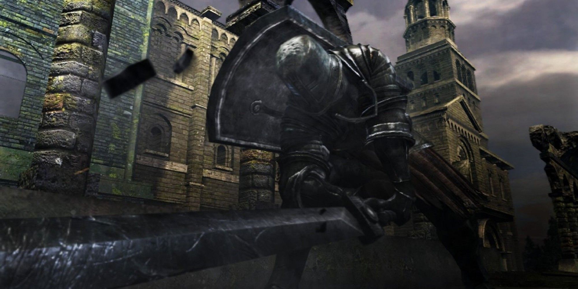 Black Iron Tarkus Attacking An Offscreen Enemy
