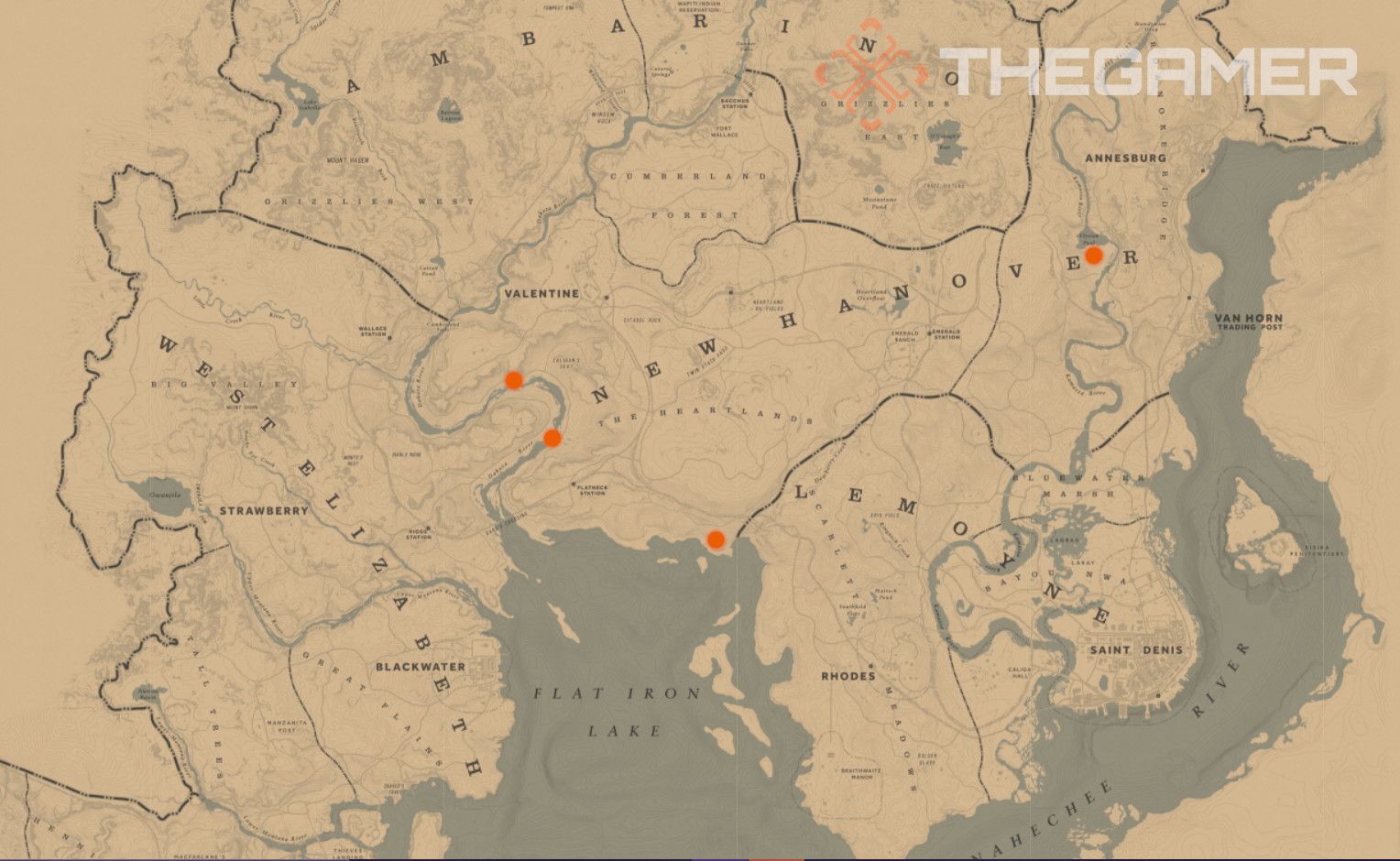 Burdock Root locations in Red Dead Redemption 2 Online custom map TheGamer