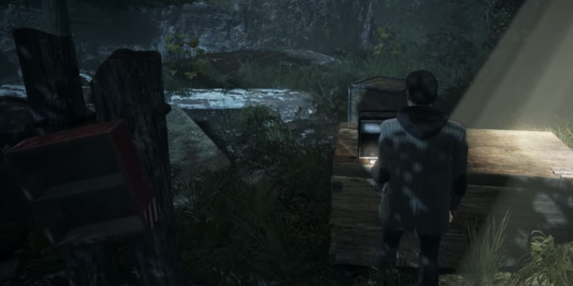 Alan Wake Remastered lovers peak hut video game screenshot 