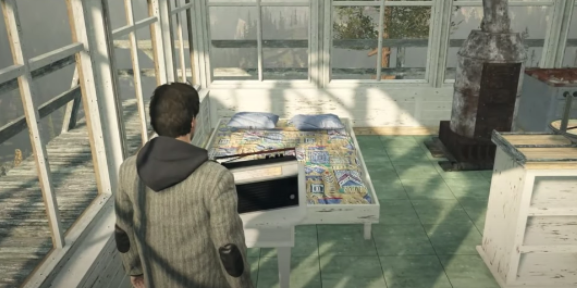 Alan Wake Remastered radio show nine ranger watchtower video game screenshot