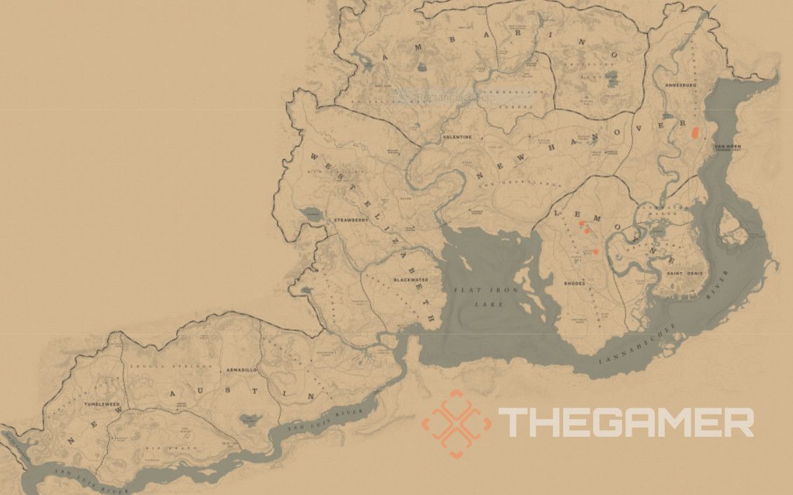Chanterelle mushrrom locations in Red Dead Redemption 2 Online Daily Challenges TheGamer custom edit