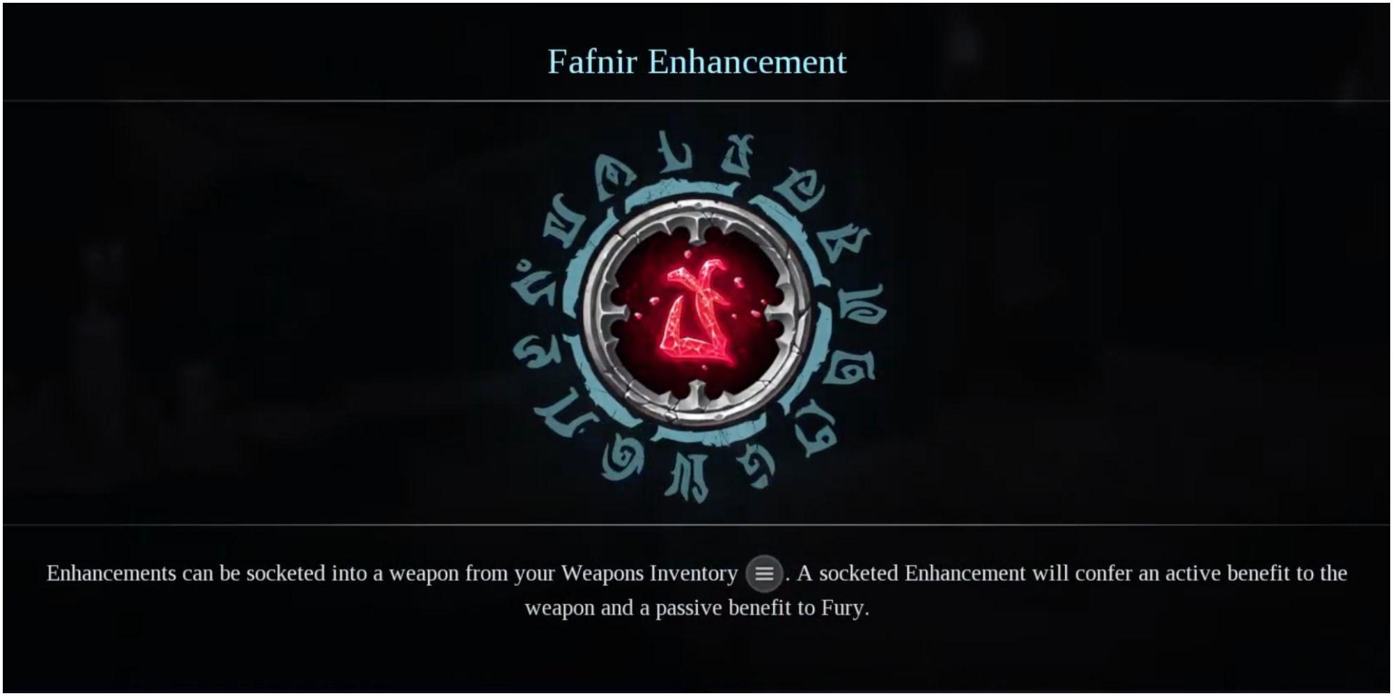 The Fafnir Enhancement for Fury's Weapon in Darksiders 3