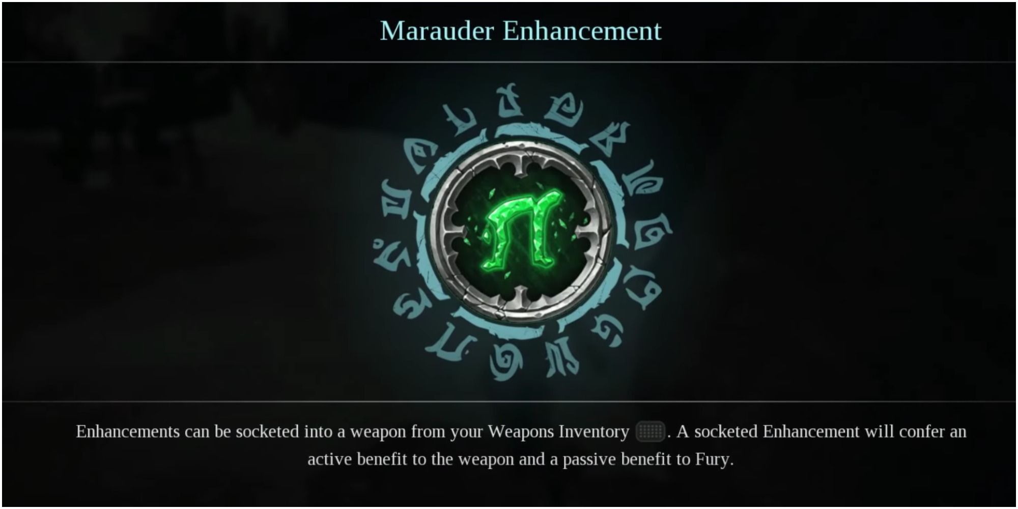 The Marauder Enhancement for Fury's Weapon in Darksiders 3