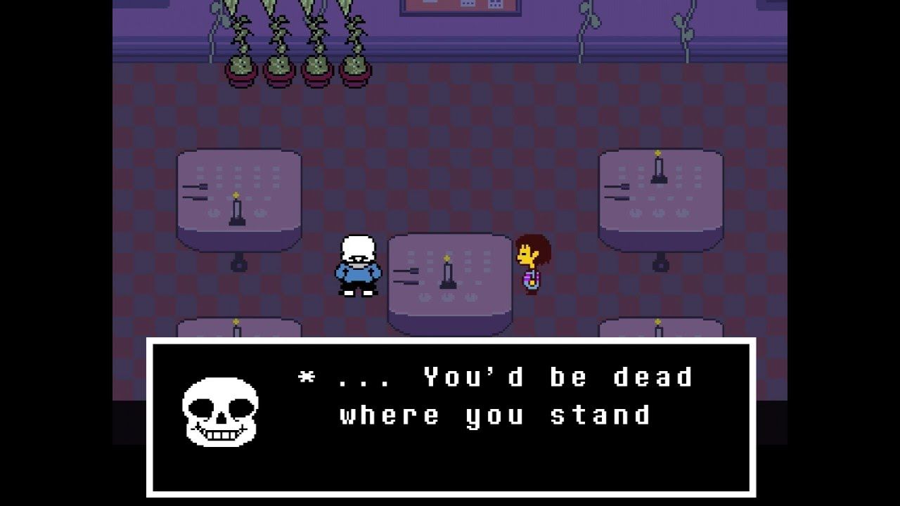 An Uneasy Talk With Sans At The MTT Resort