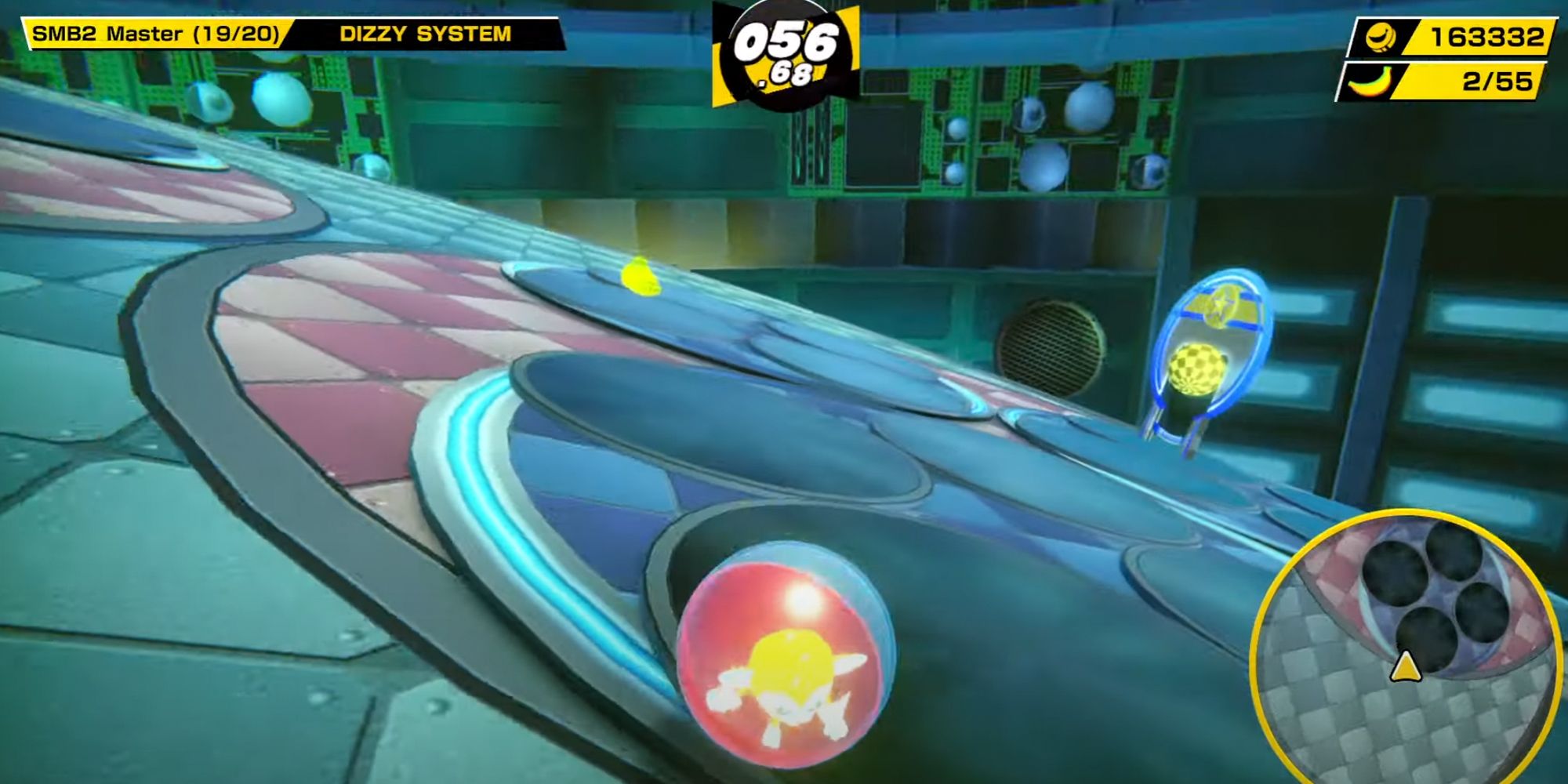 Super Monkey Ball Banana Mania. Dizzy System level.