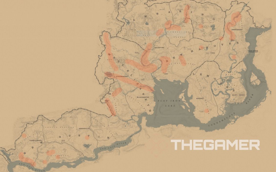 Eagle location in Red Dead Redemption 2 Online TheGamer custom map