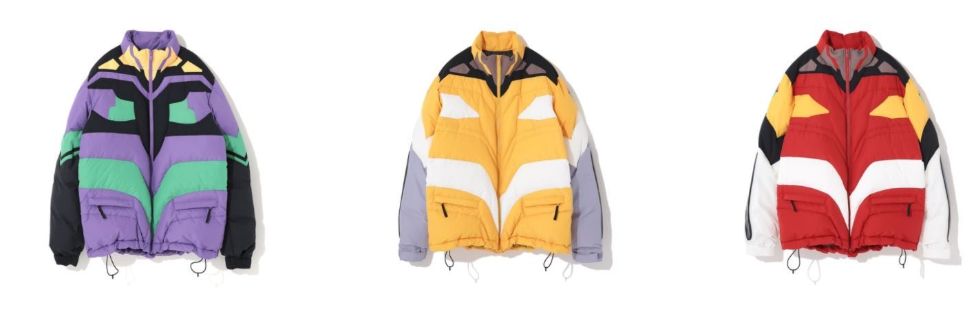 Evangelion Jackets - via Undercoversim