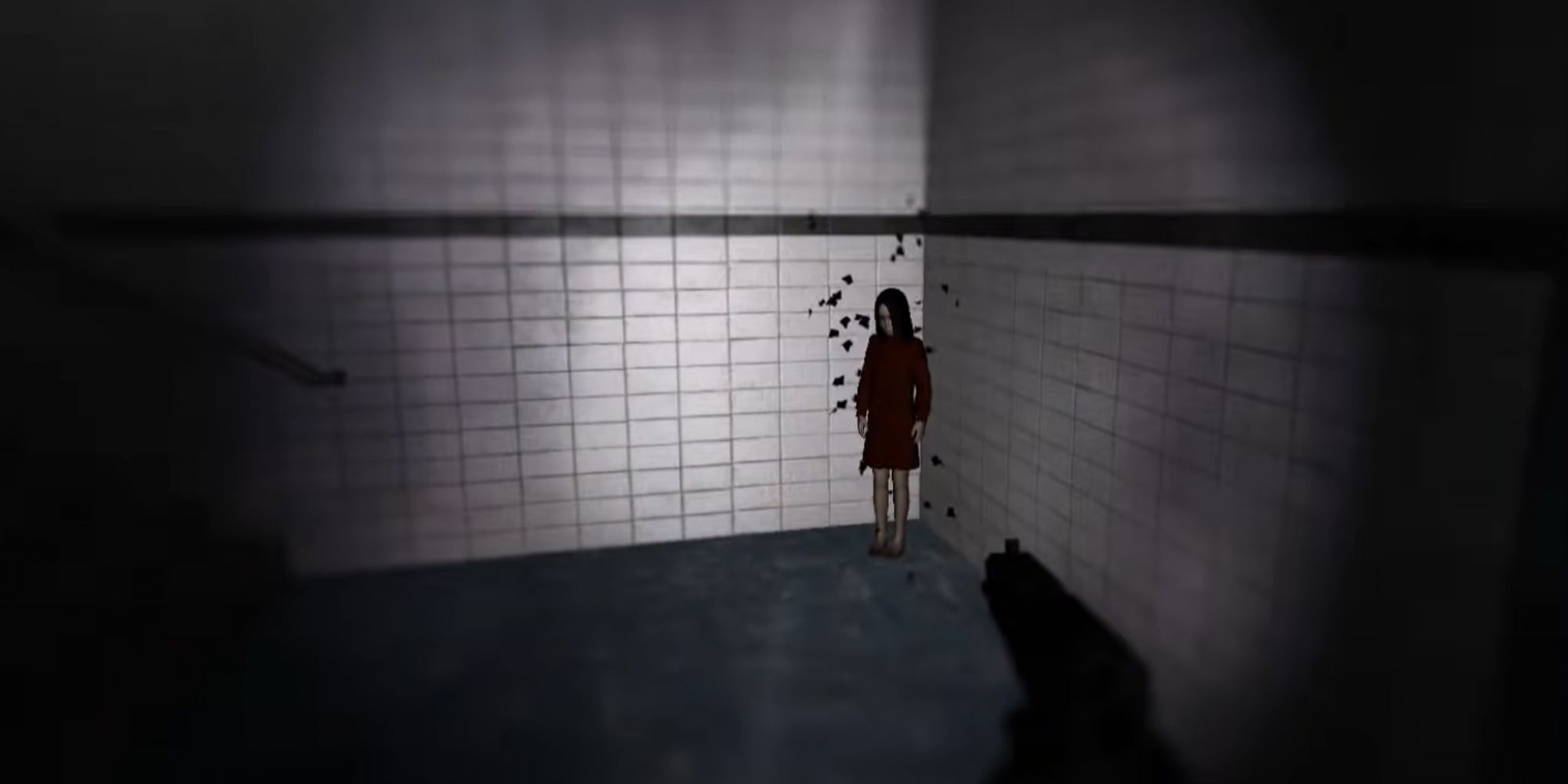F.E.A.R. Alma easter egg after entering a locked off area.