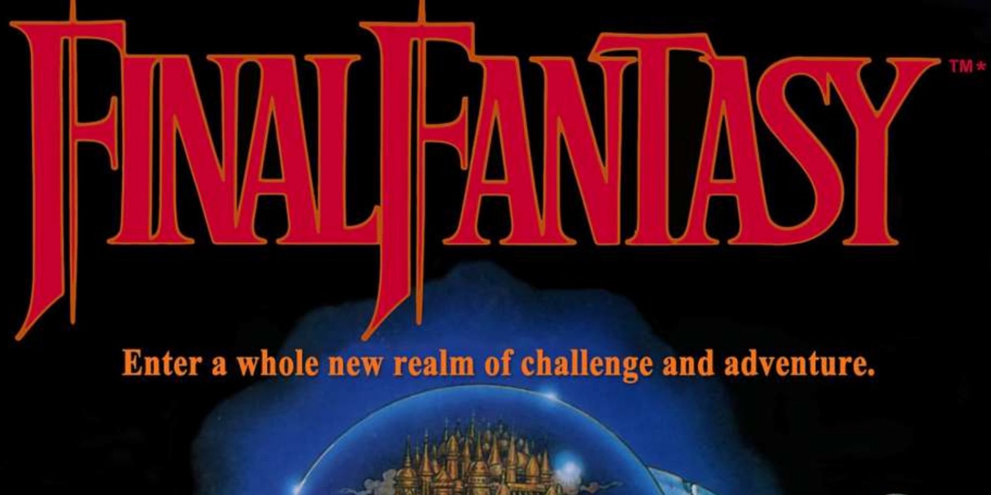 The logo from the original release of Final Fantasy on the NES