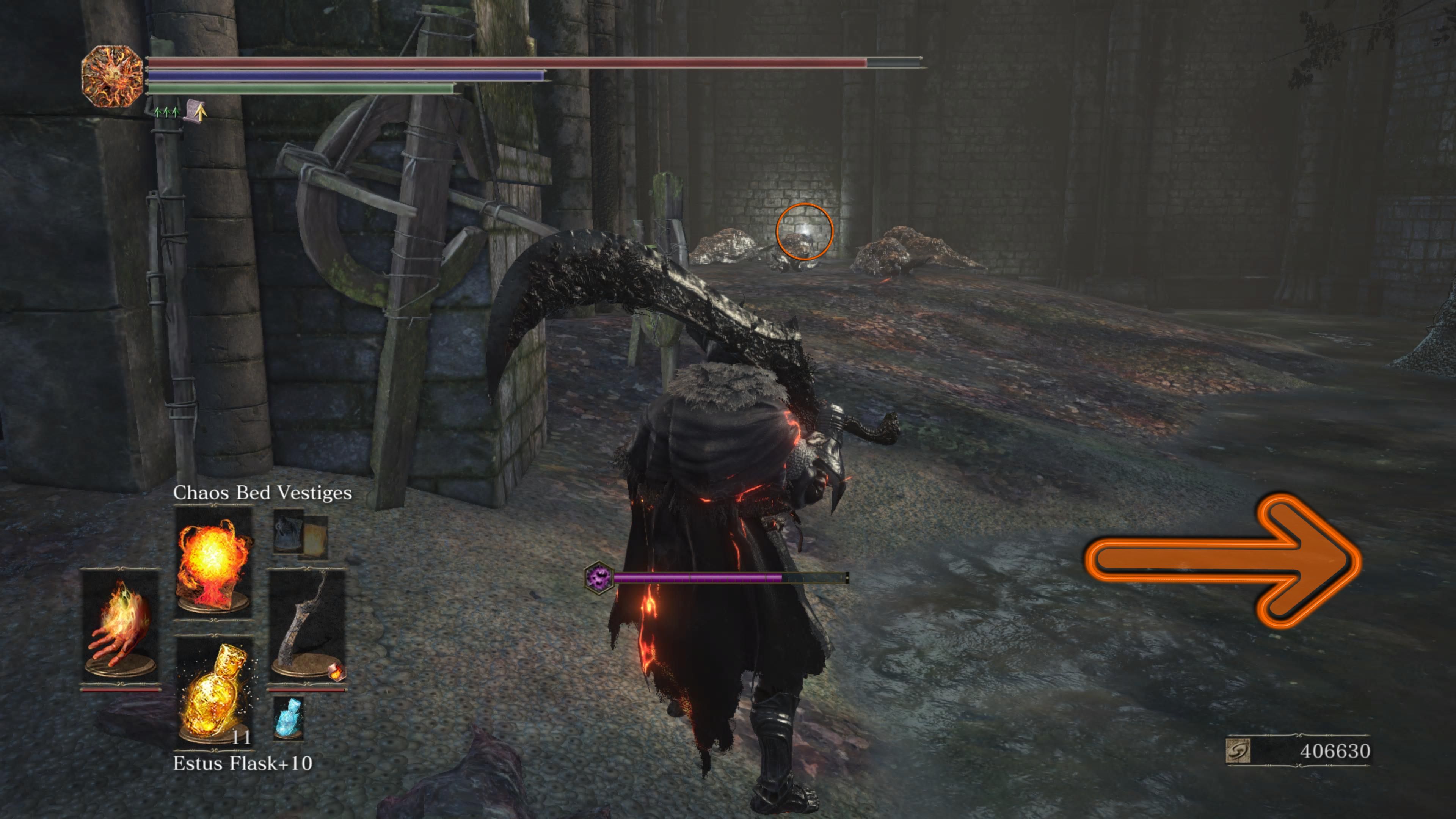 Farron Keep walkthrough Rotten Slugs ground loot