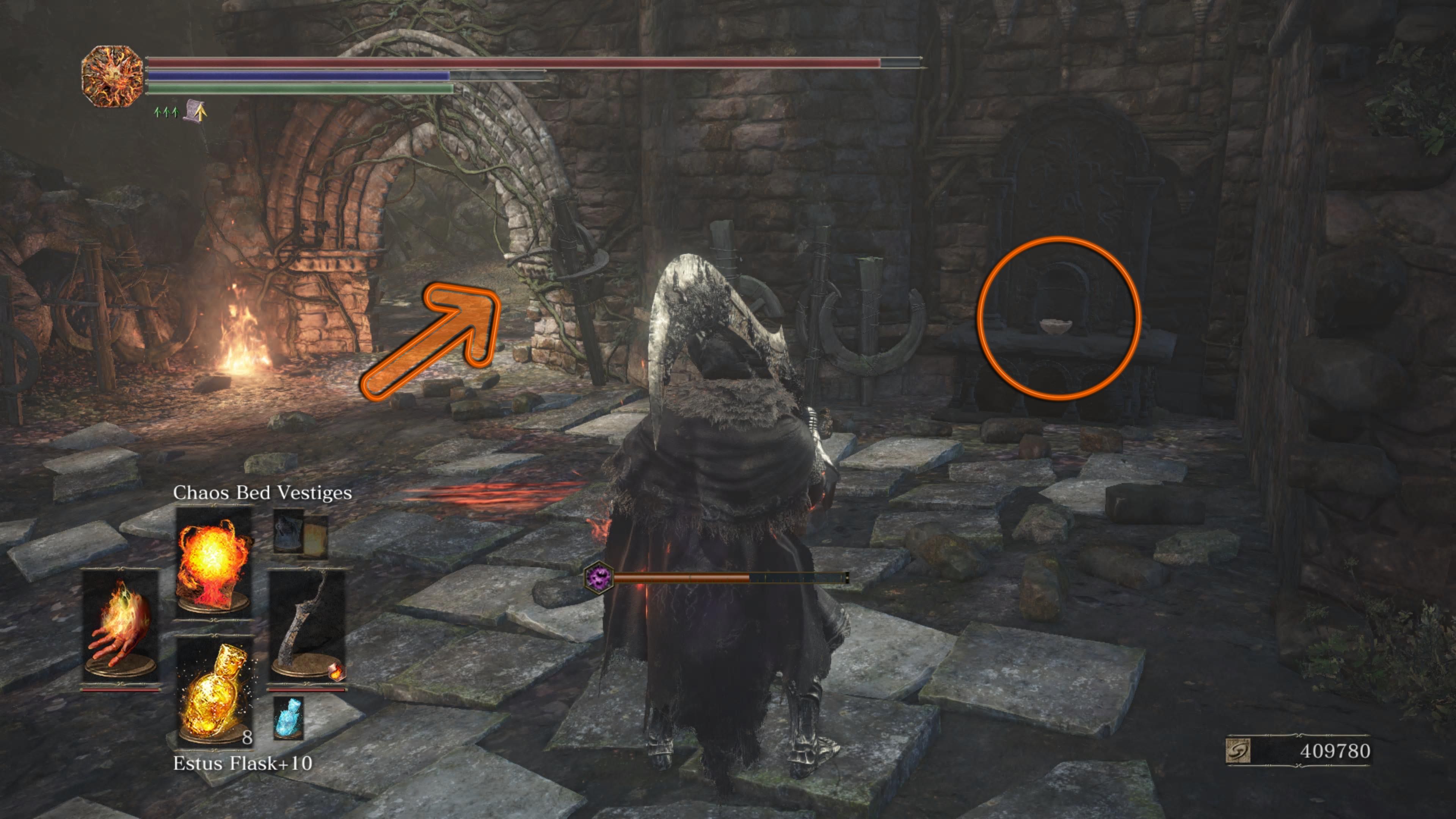 Farron Keep walkthrough first Fire Ritual sconce