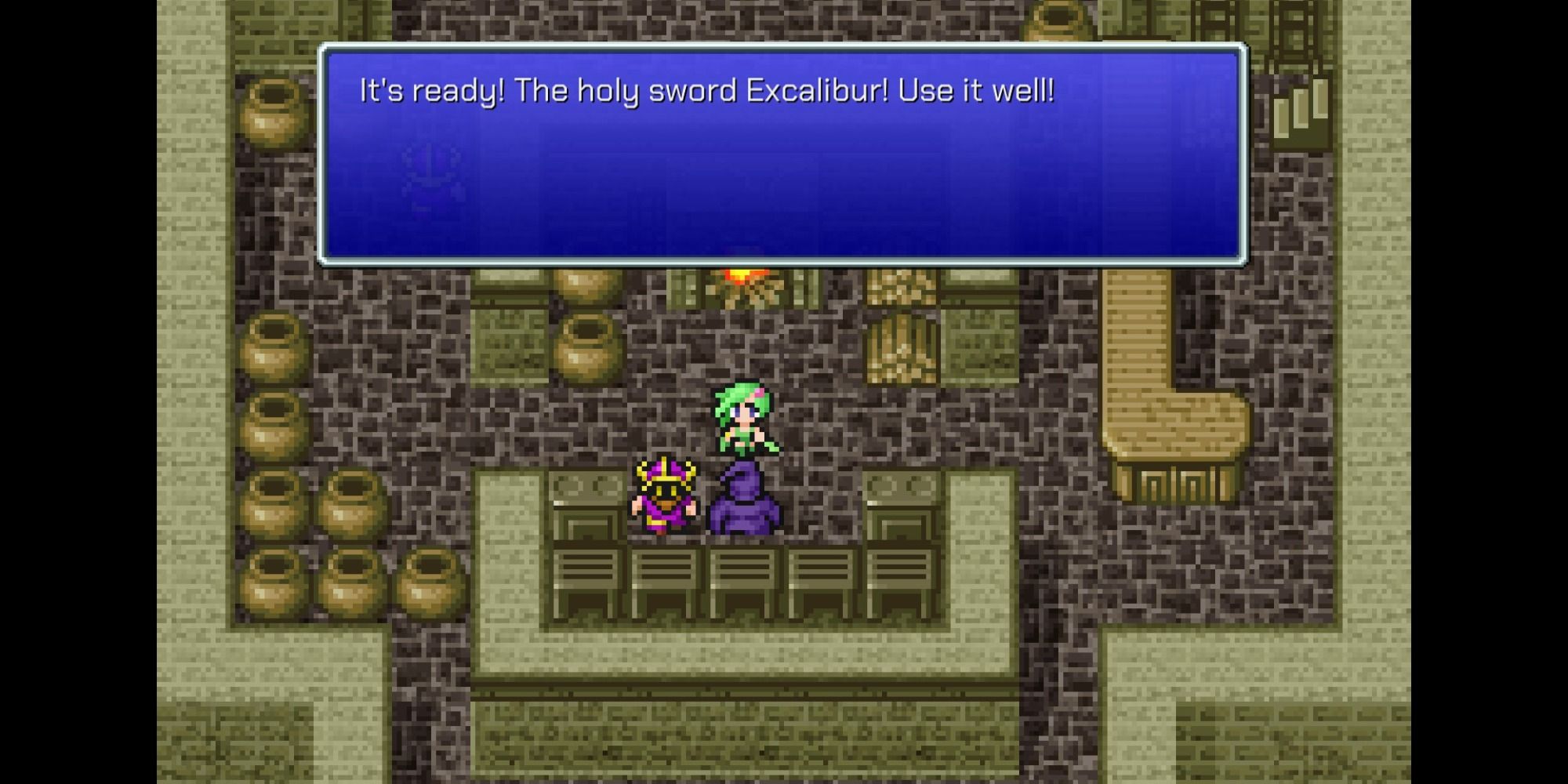 Final Fantasy 4 Pixel Remaster Kokkol Forging Excalibur