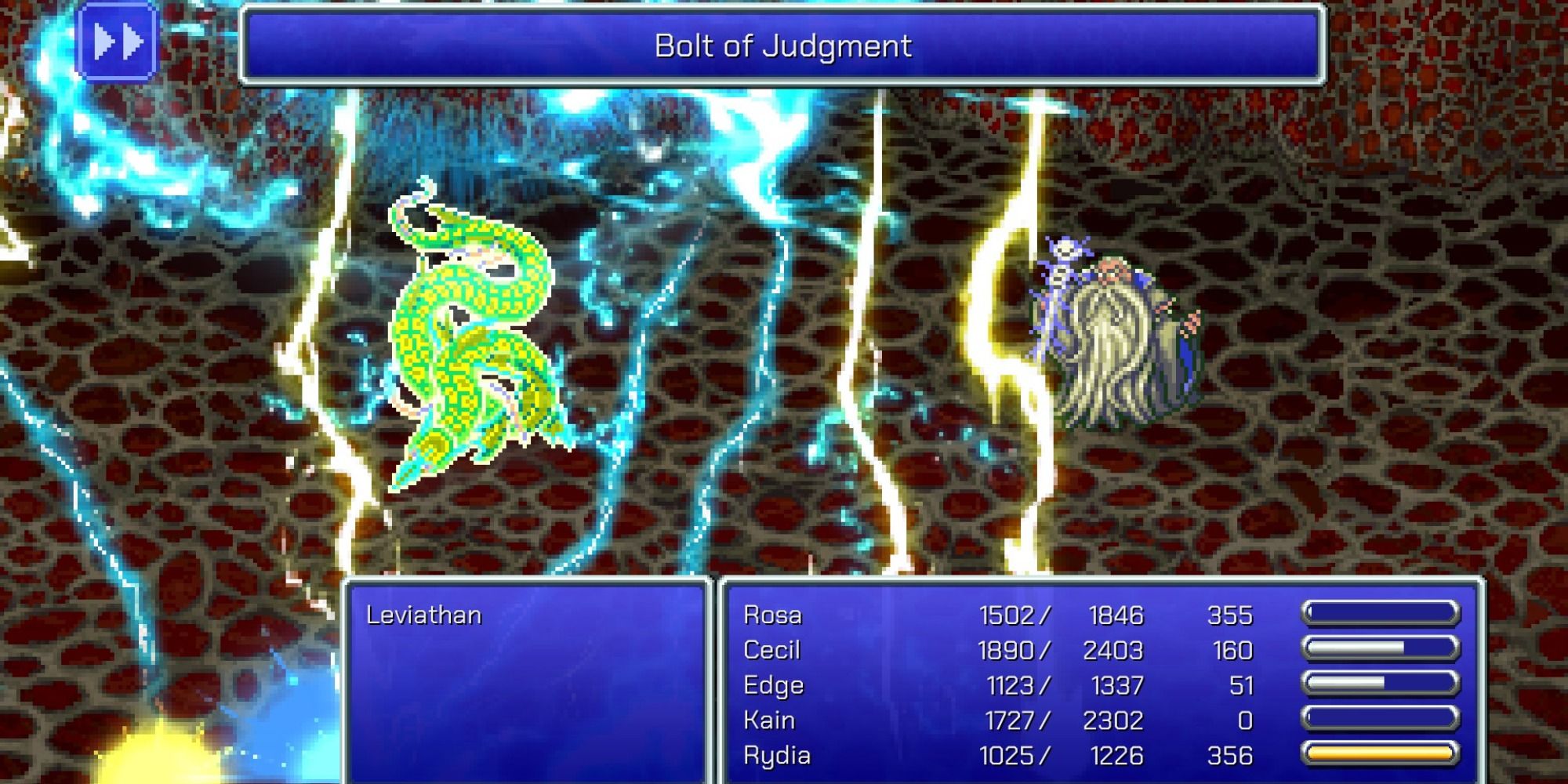 Final Fantasy 4 Pixel Remaster Leviathan Ramuh