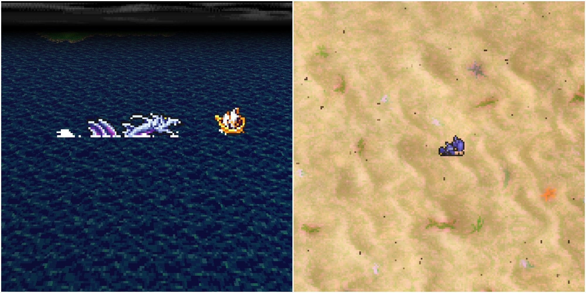 Final Fantasy 4 Pixel Remaster Leviathan Ship Cecil