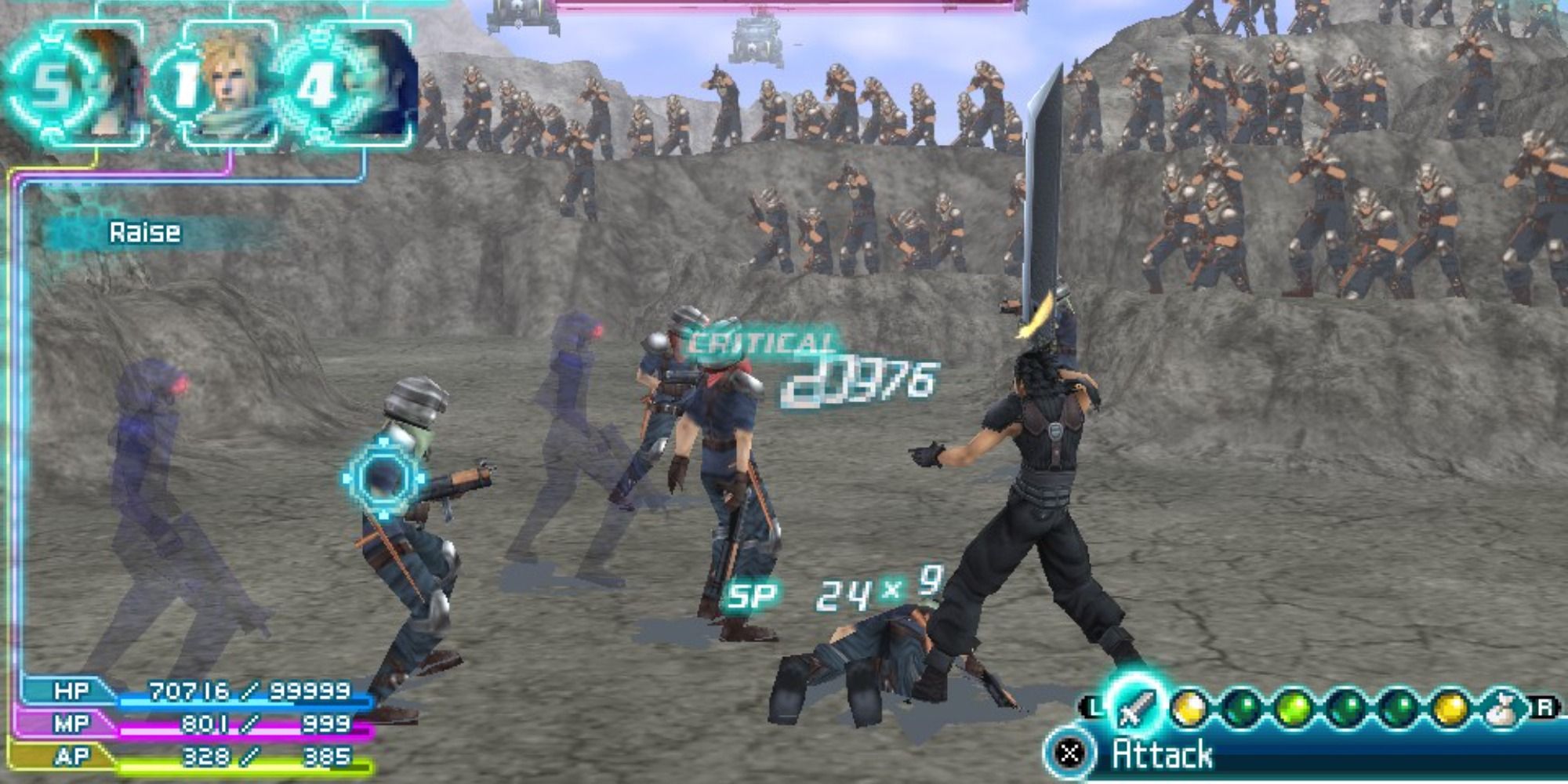 Final Fantasy Crisis Core Final Battle Shinra