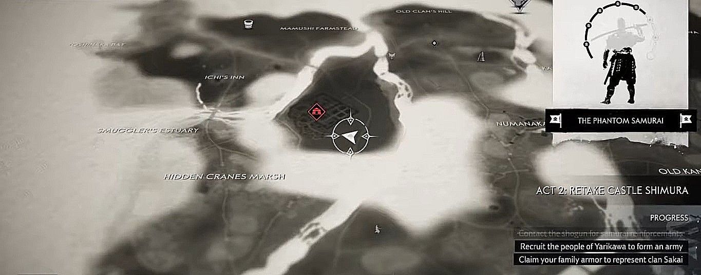 Map of Mongol artifact in Fort Imai