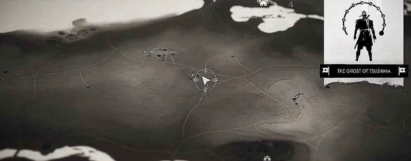Map of Mongol artifact near Frozen Forest Crossroads