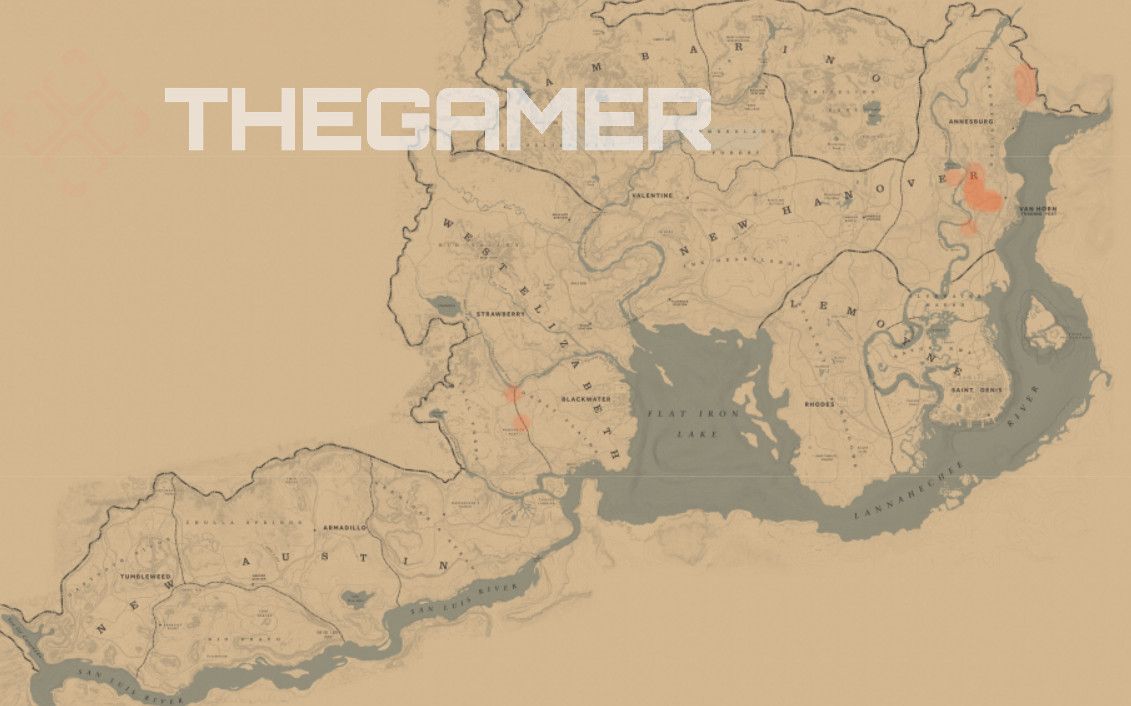 Golden Currant locations in Red Dead Redemption 2 Online TheGamer custom map