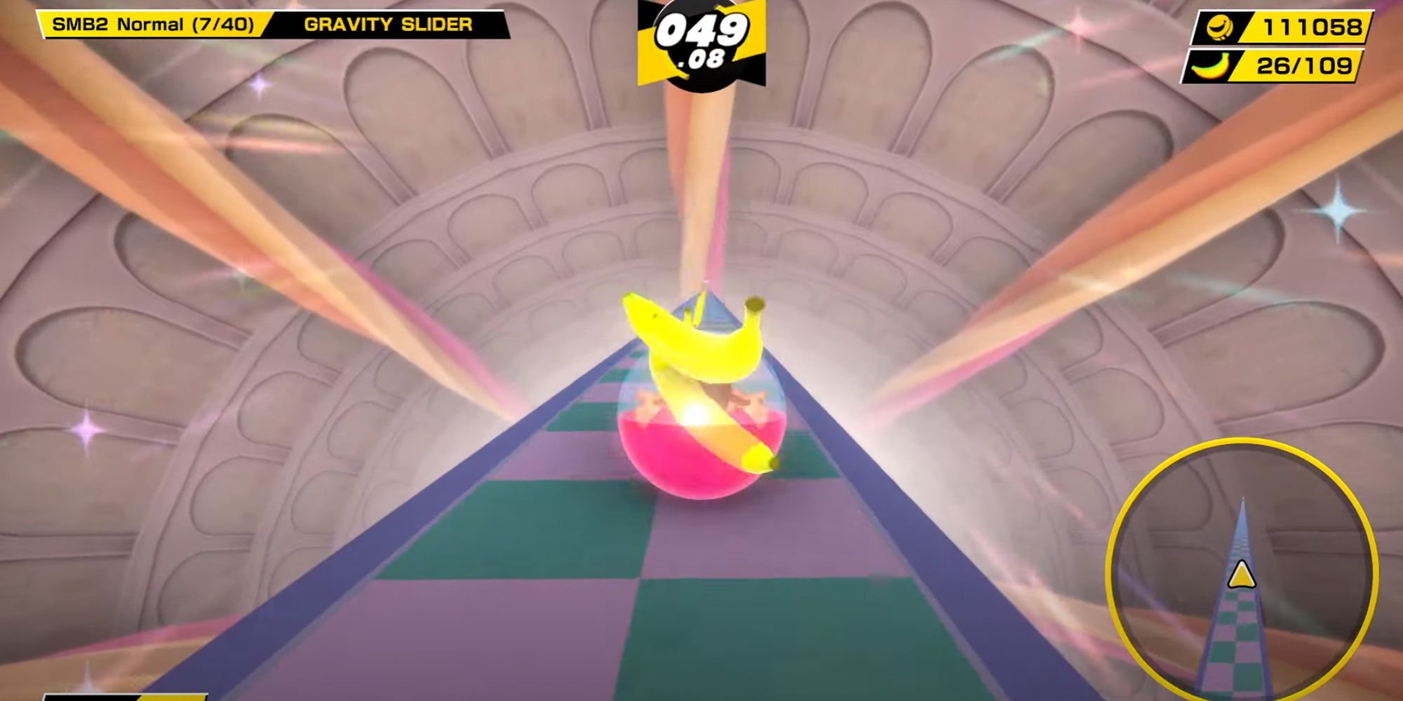 Super Monkey Ball Banana Mania. Gravity Slider Level.