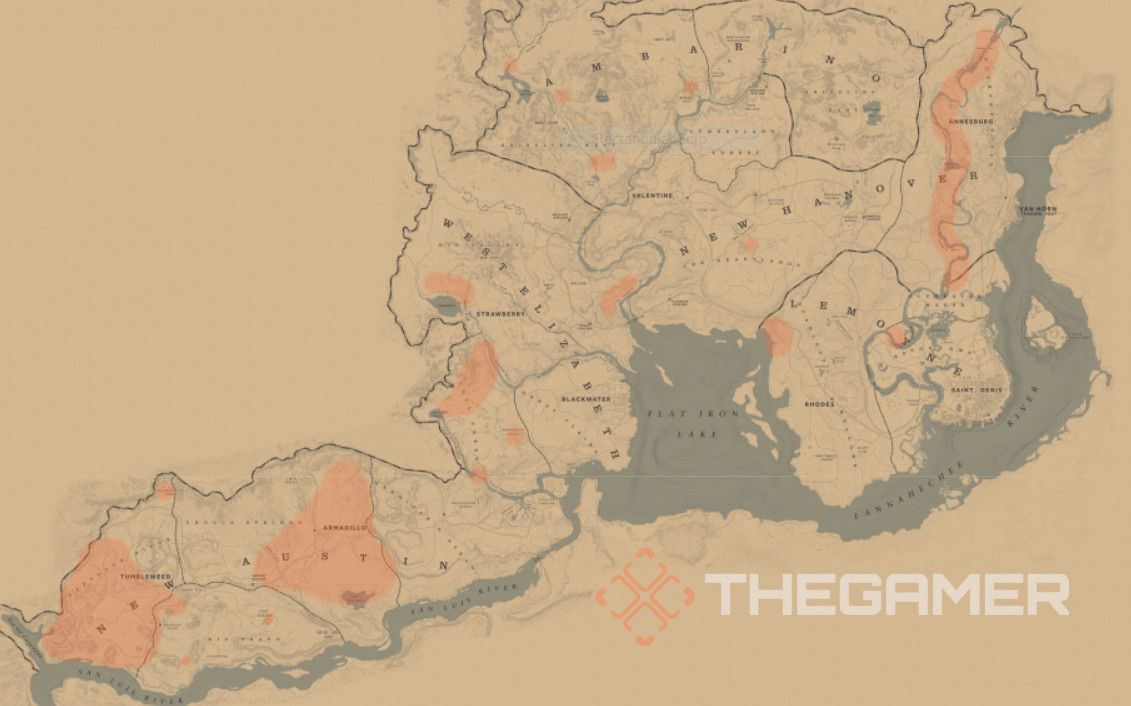 Hawk locations in Red Dead Redemption 2 Online Daily Challenges TheGamer custom edit