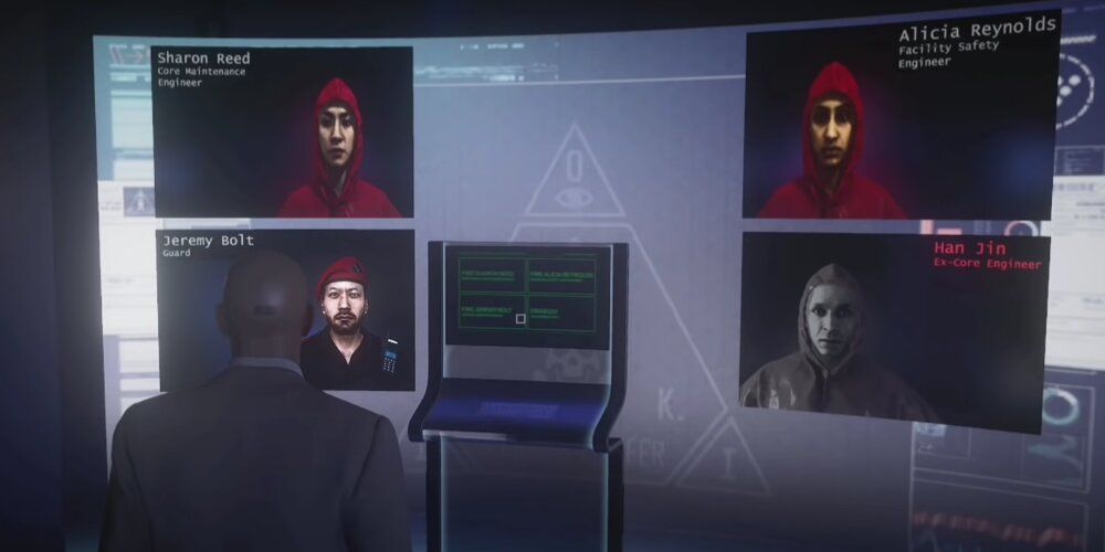 A Screenshot Of Gameplay From Hitman 3 Employees Of The ICA Facility