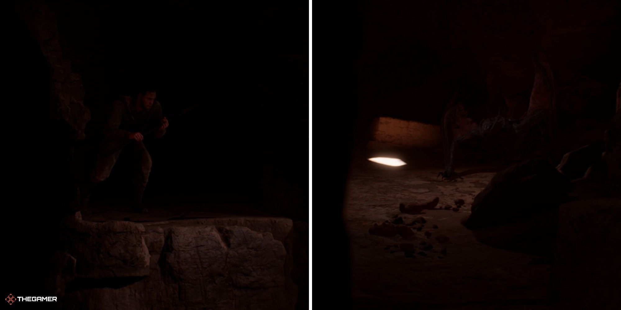 House of Ashes - After The Fall - Salim on left, Creature on right