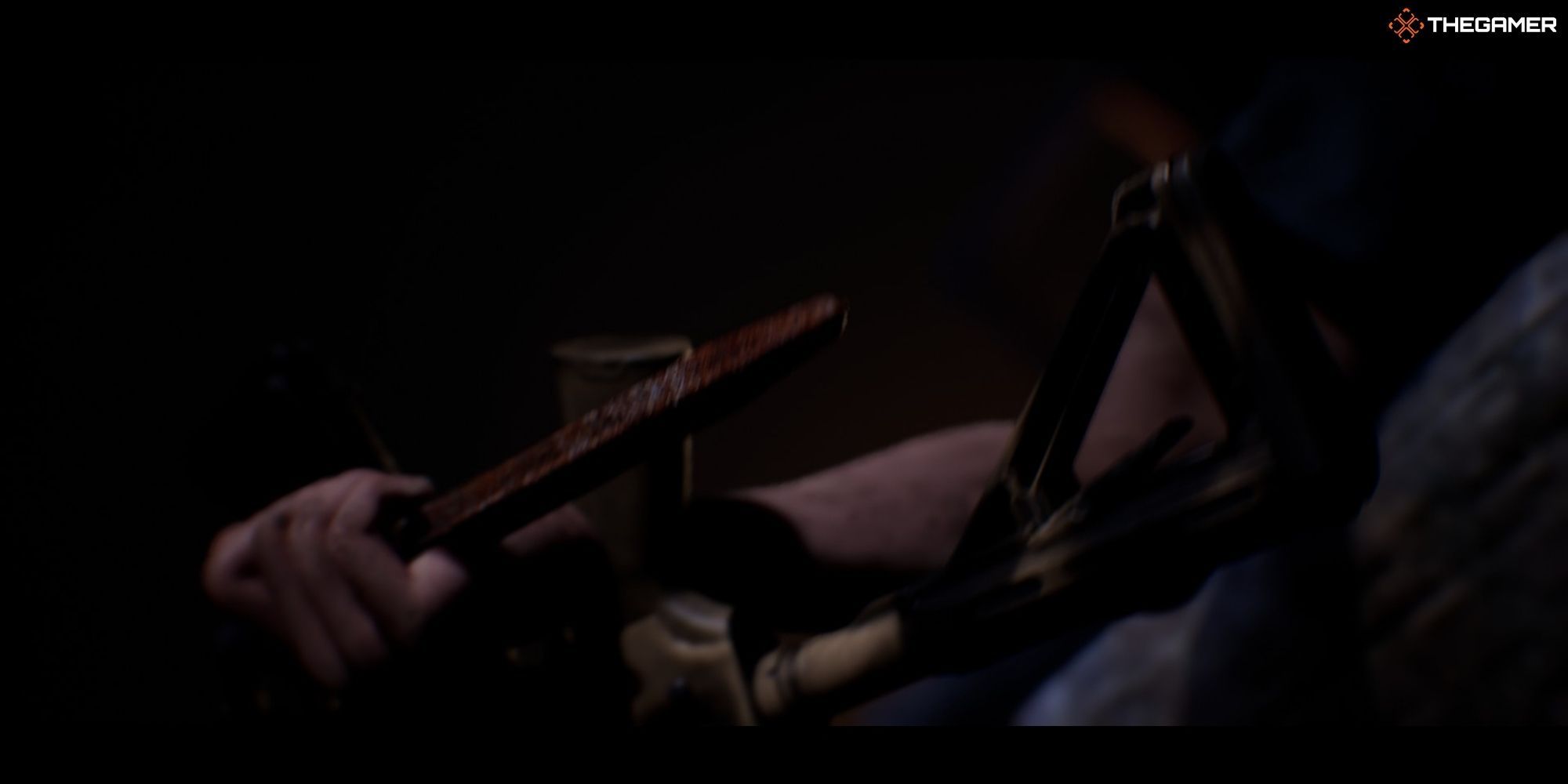 House of Ashes - Bloodbath - Jason holding bloody metal stake