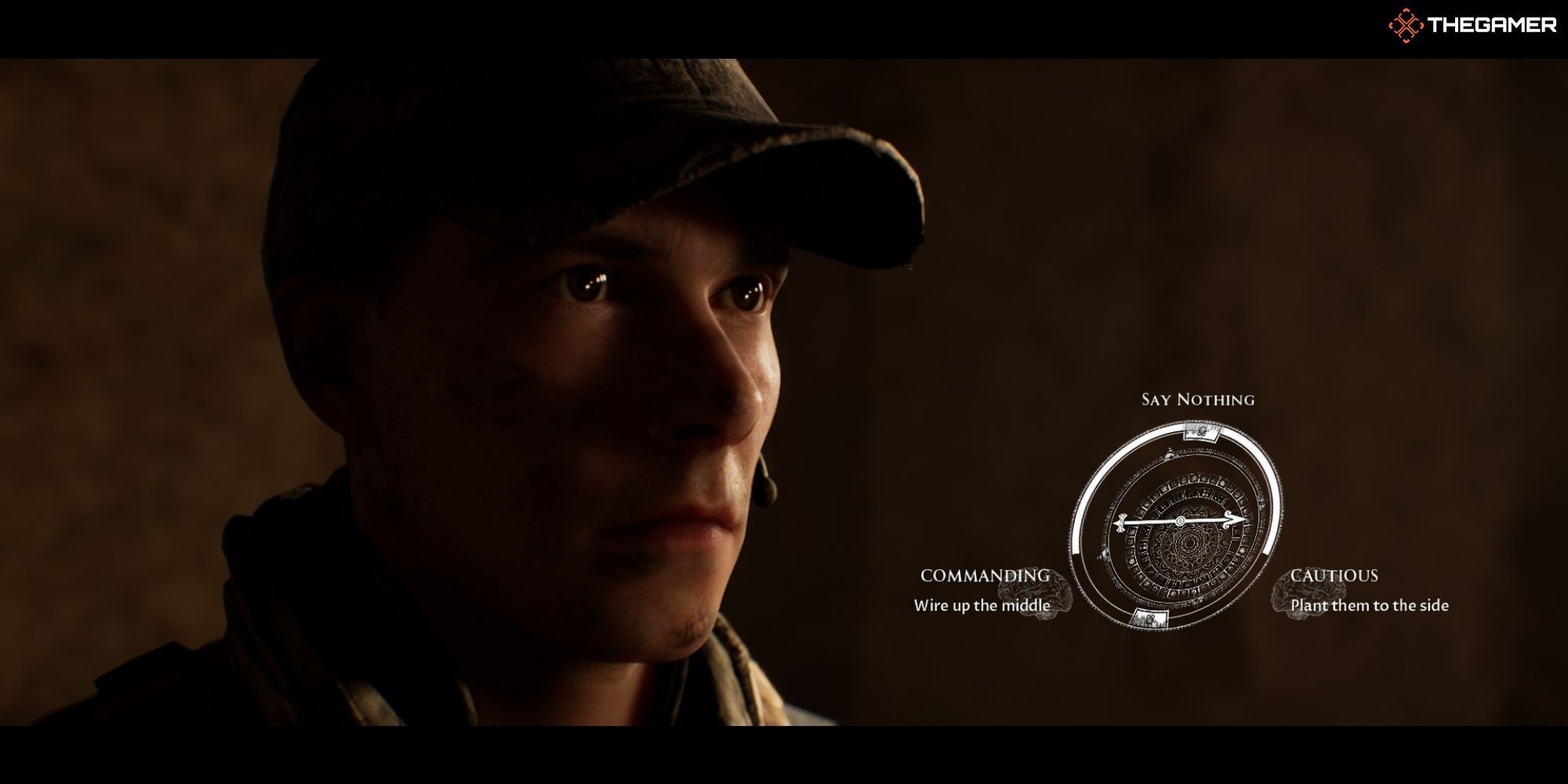 House of Ashes - Bloodbath - Jason next to decision wheel (3)