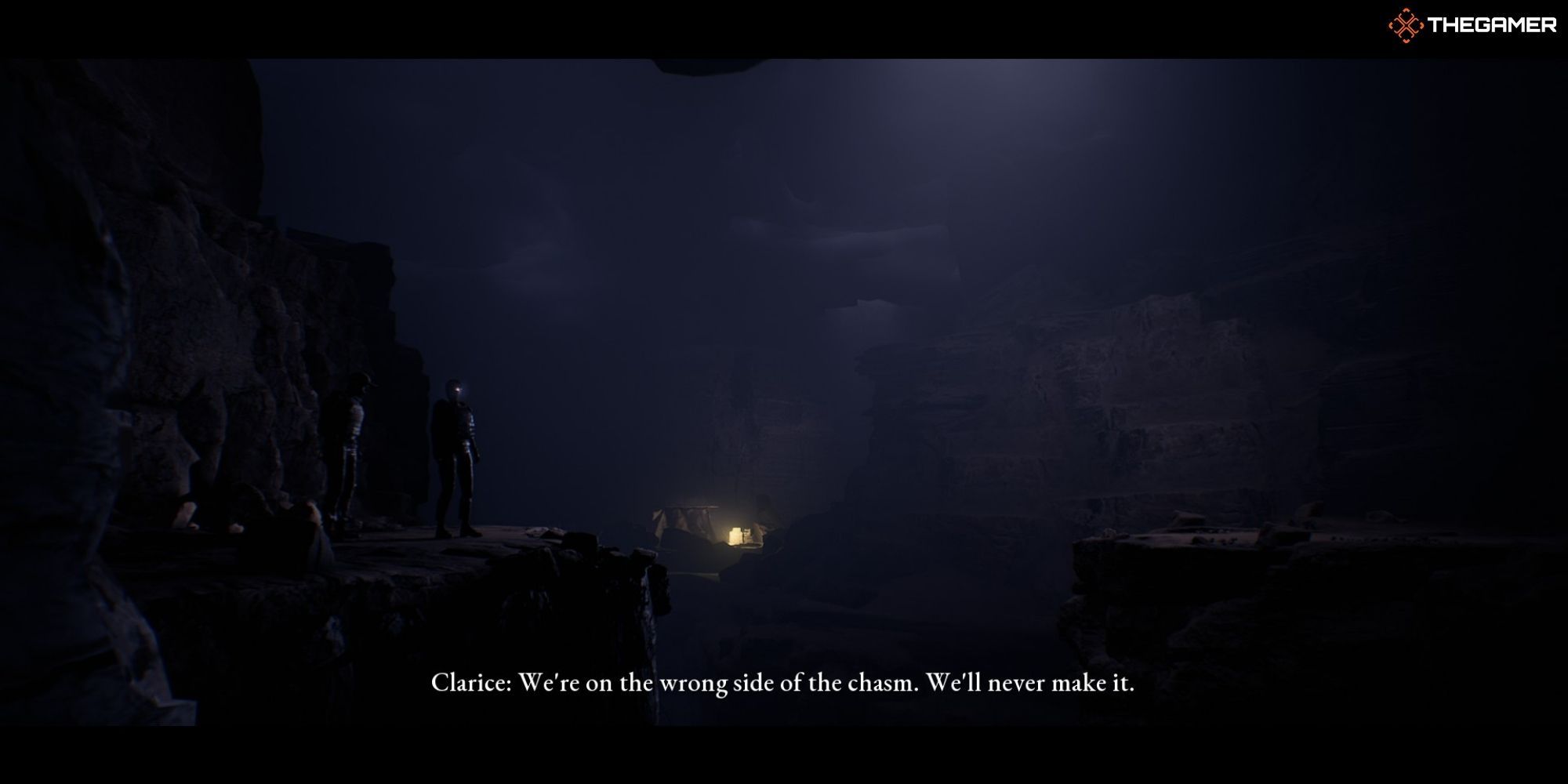 House of Ashes - Bloodbath - Rachel and Clarice at the chasm