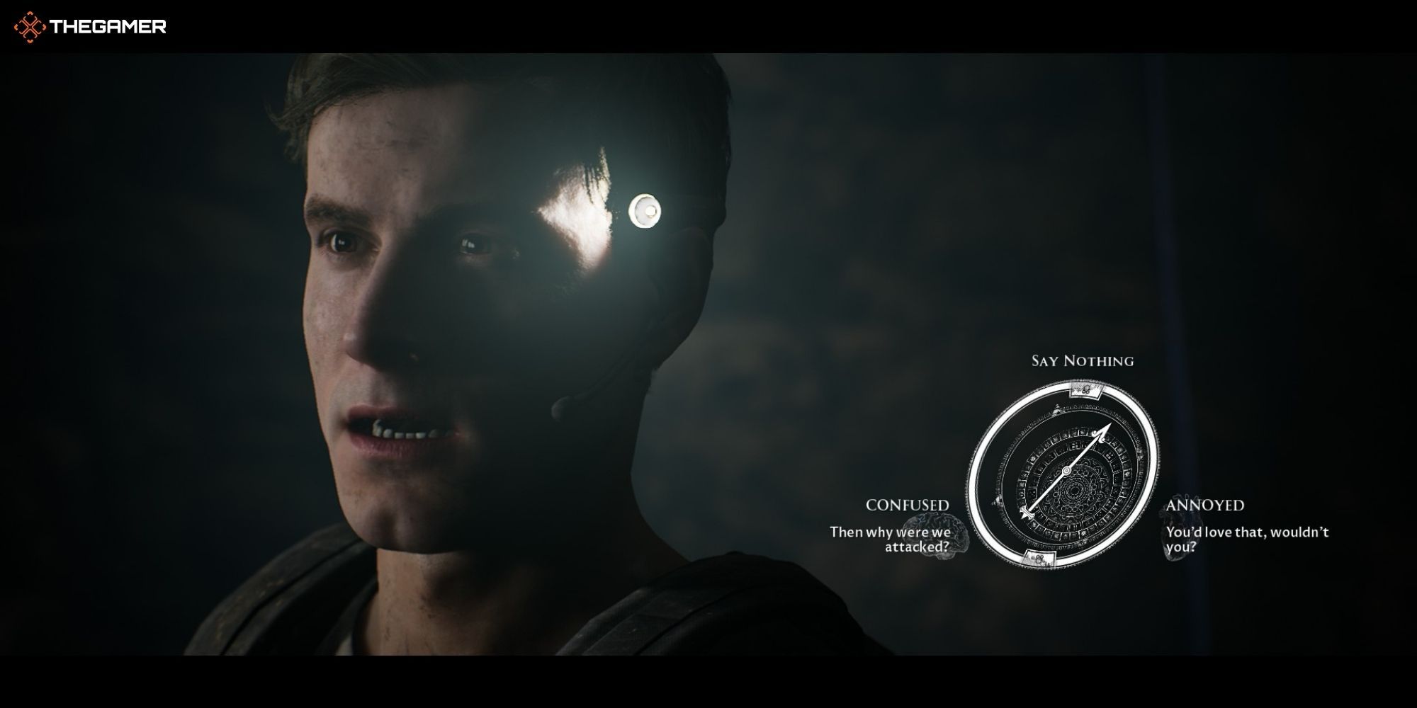 House of Ashes - Pazuzu - Eric next to a decision wheel (2)
