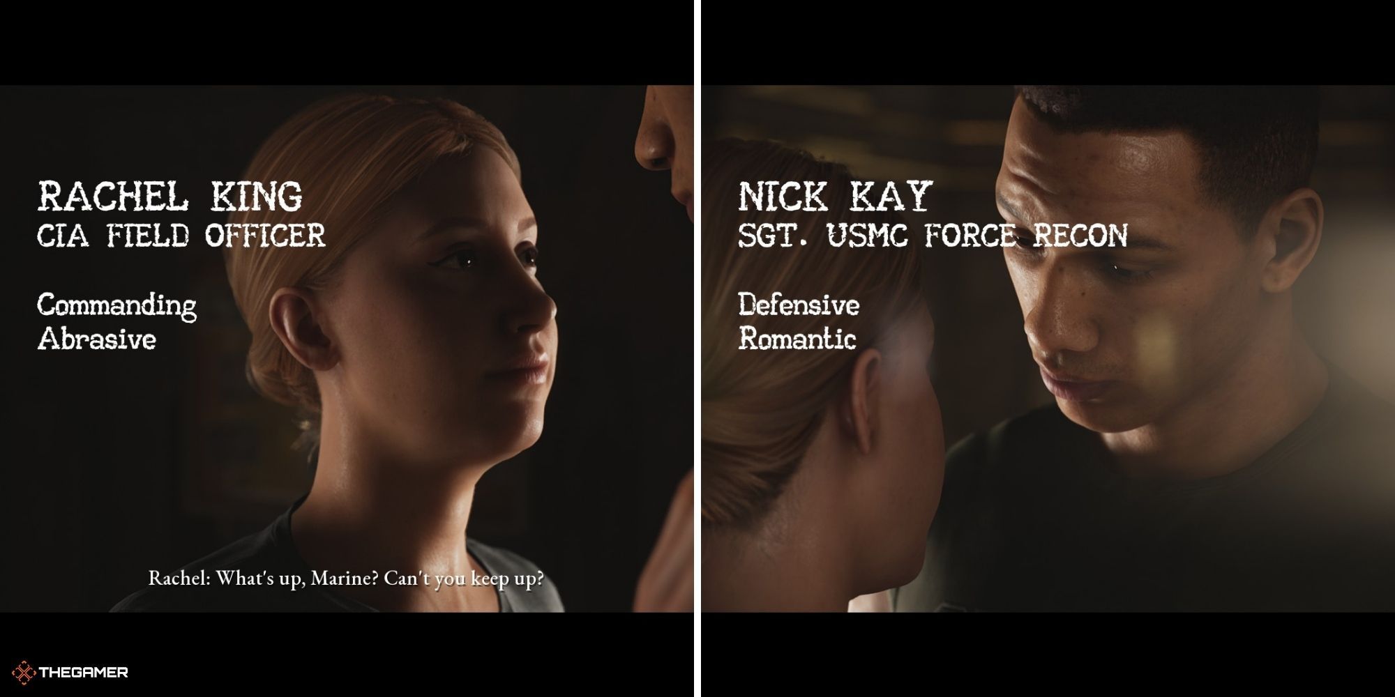 House of Ashes - Rachel King on left, Nick Kay on right